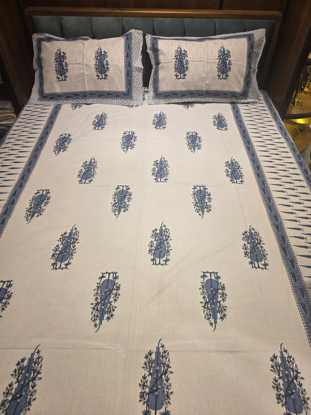 Cotton Double Bedsheet Set