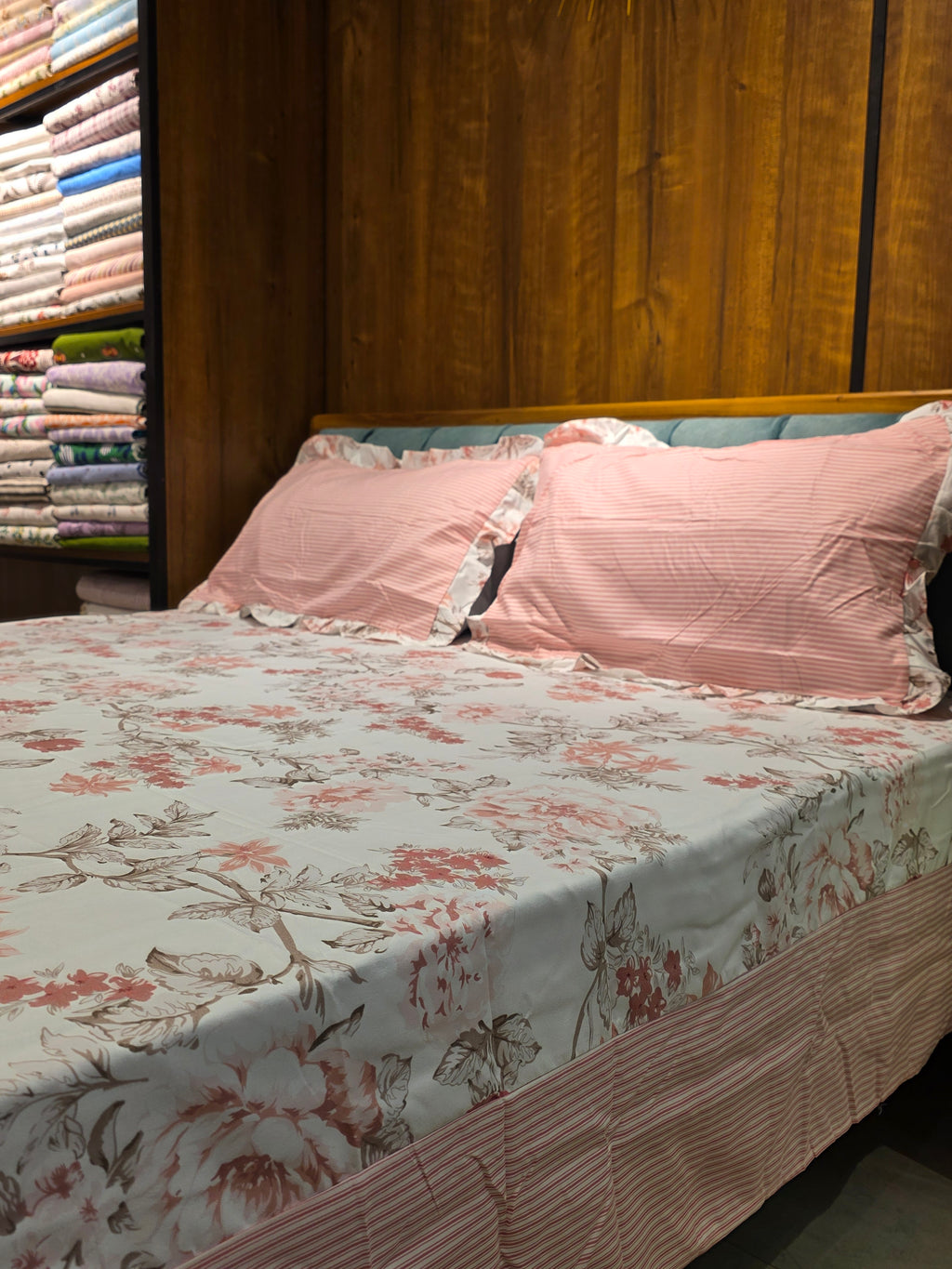Floral King Size Bedsheet Set