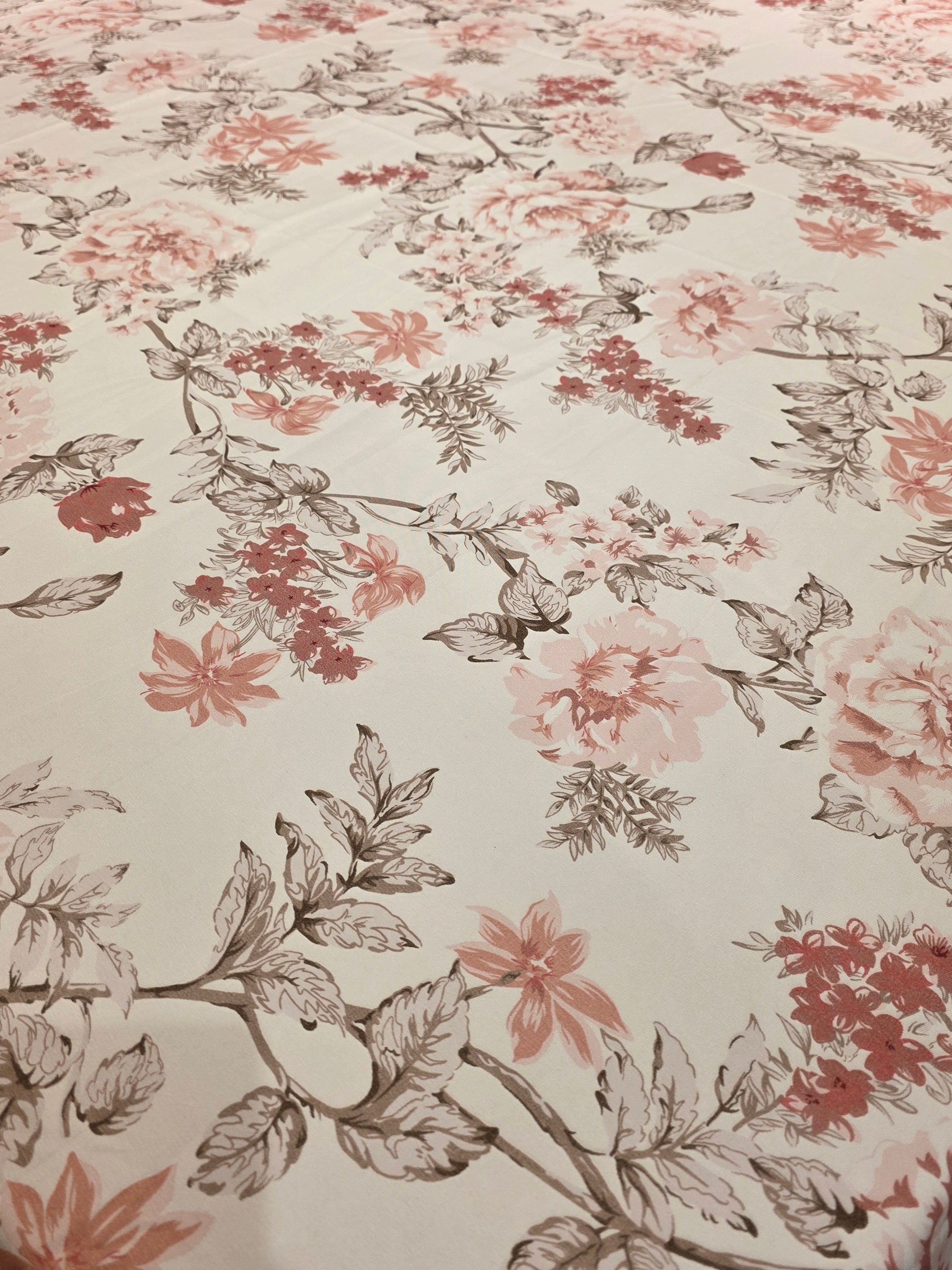 Floral King Size Bedsheet Set