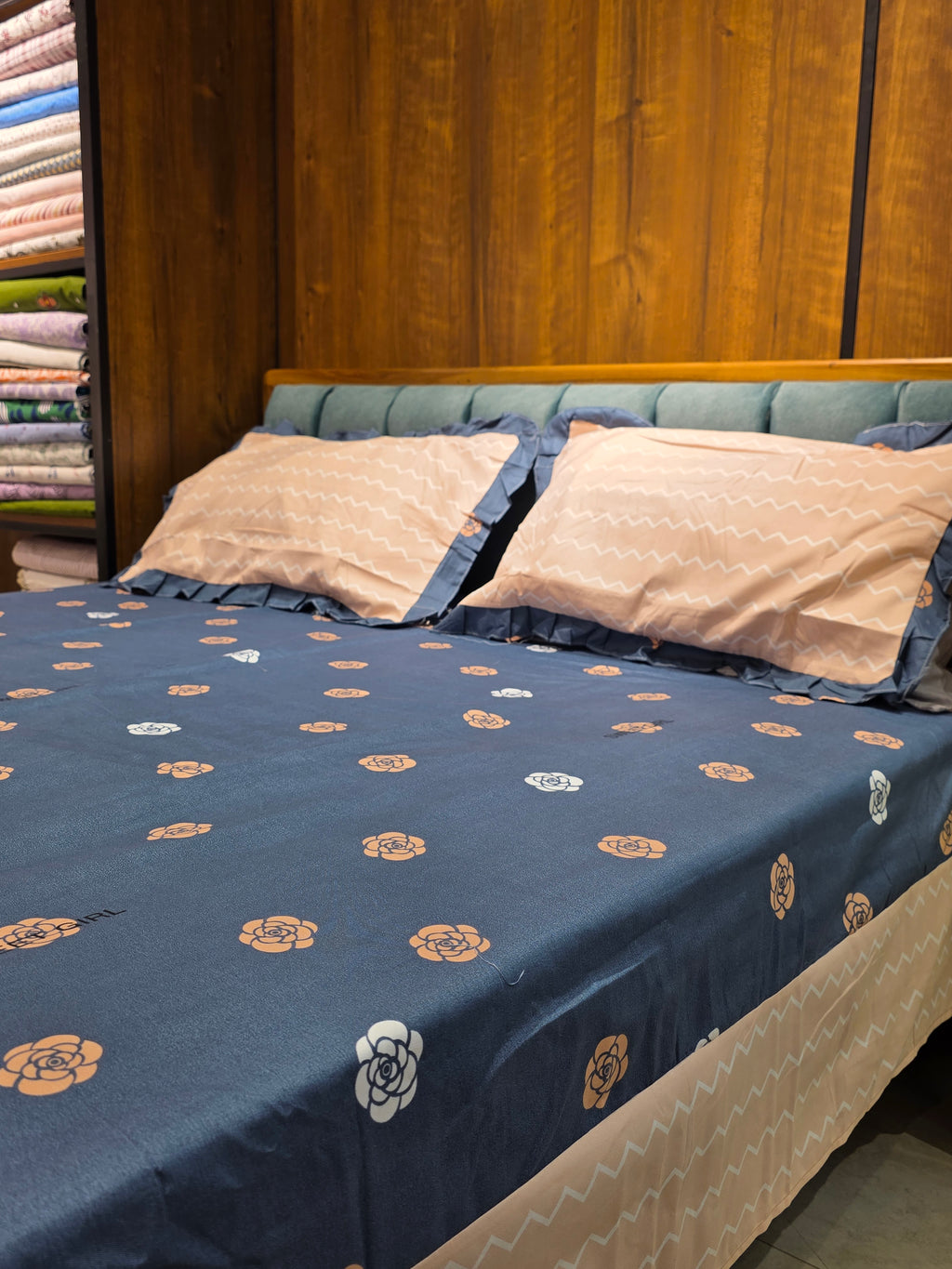 Floral King Size Bedsheet Set