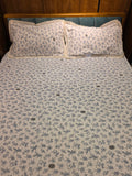 Queen Size Lace Bedsheet Set