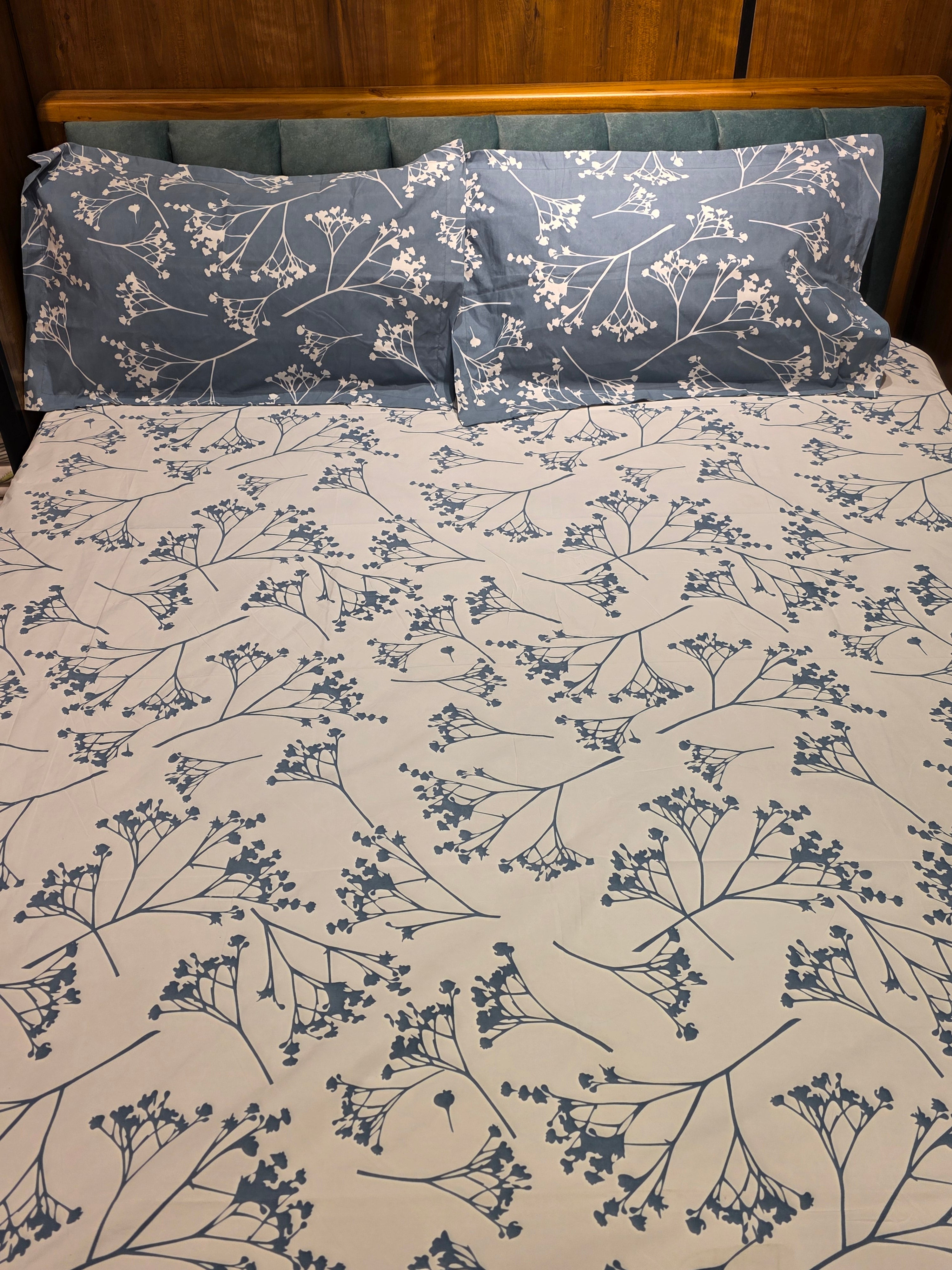 King Size Contrast Bedsheet Set