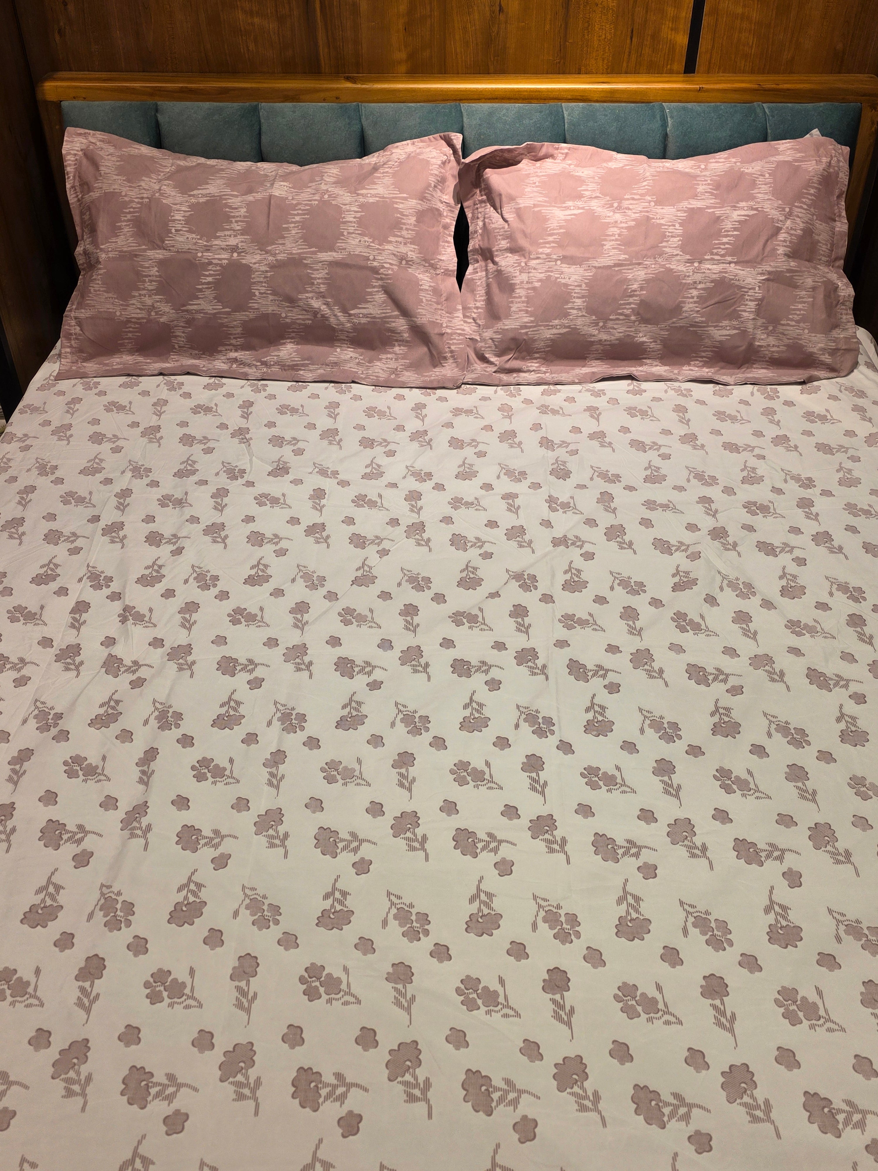 King Size Contrast Bedsheet Set