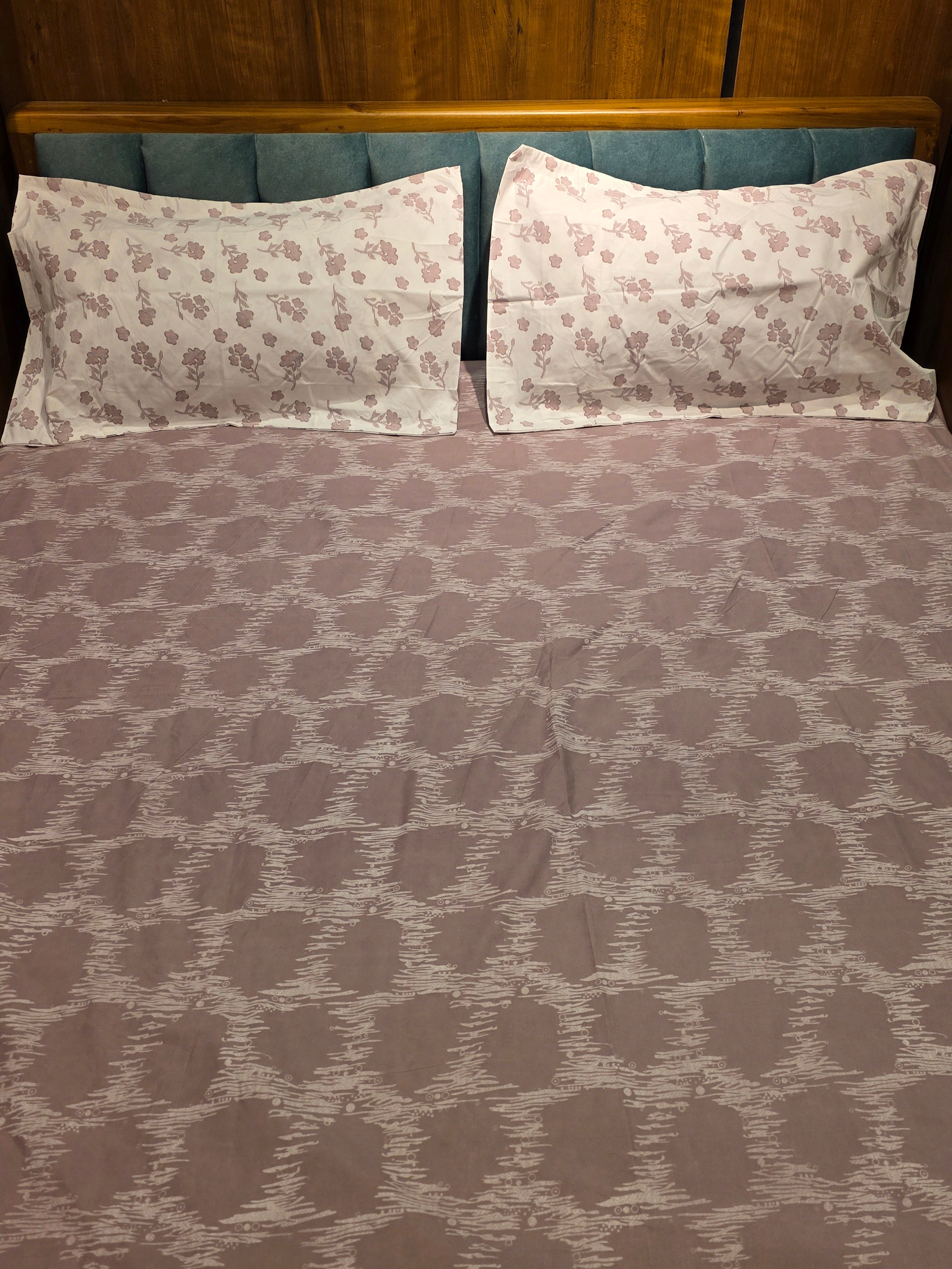 King Size Contrast Bedsheet Set