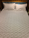 Queen Size Floral Bedsheet Set