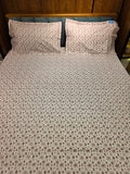 Queen Size Floral Bedsheet Set