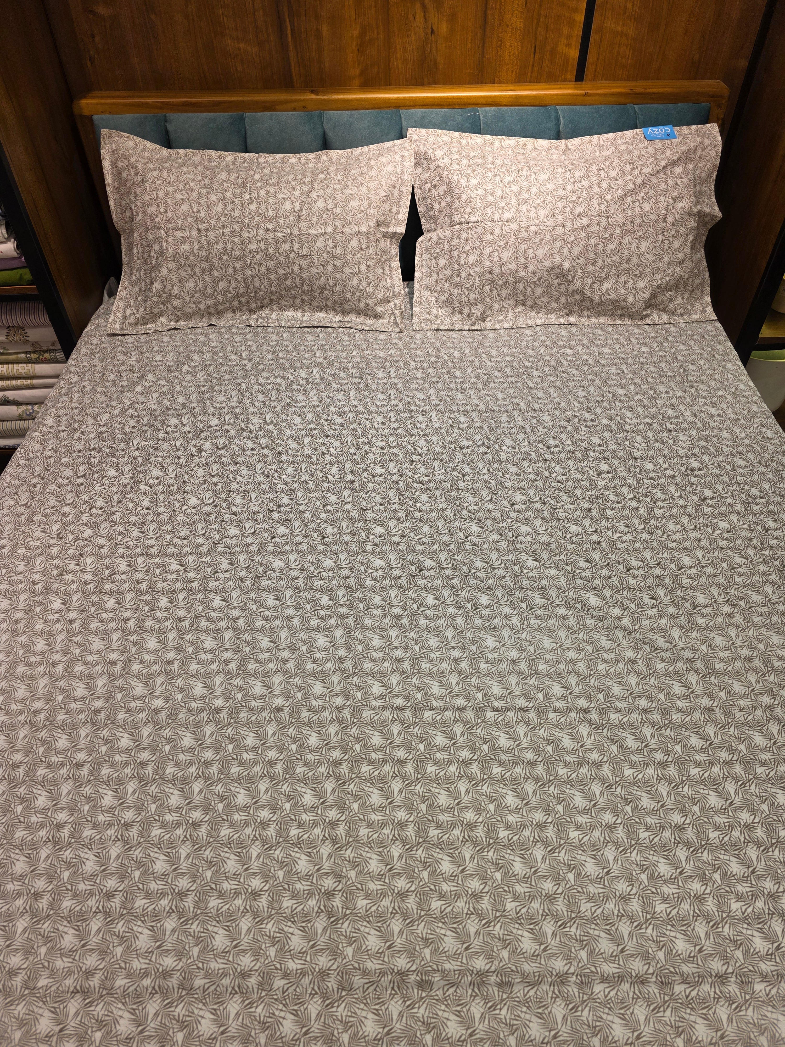 Queen Size Floral Bedsheet Set