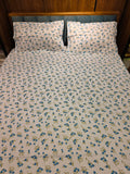 Queen Size Floral Bedsheet Set