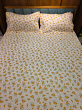 Queen Size Floral Bedsheet Set