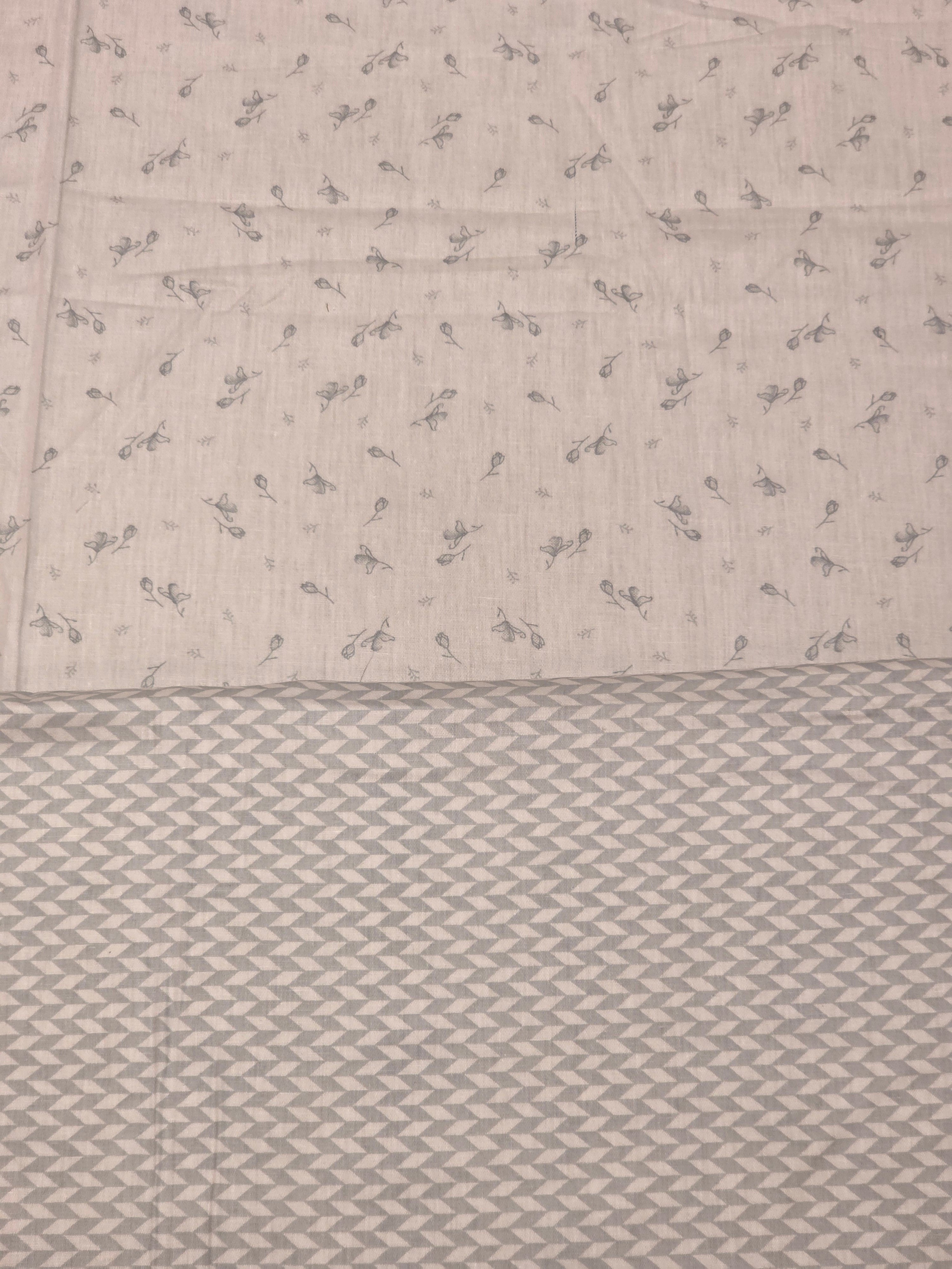 Premium Single Bedsheet & Reversible Dohar Set