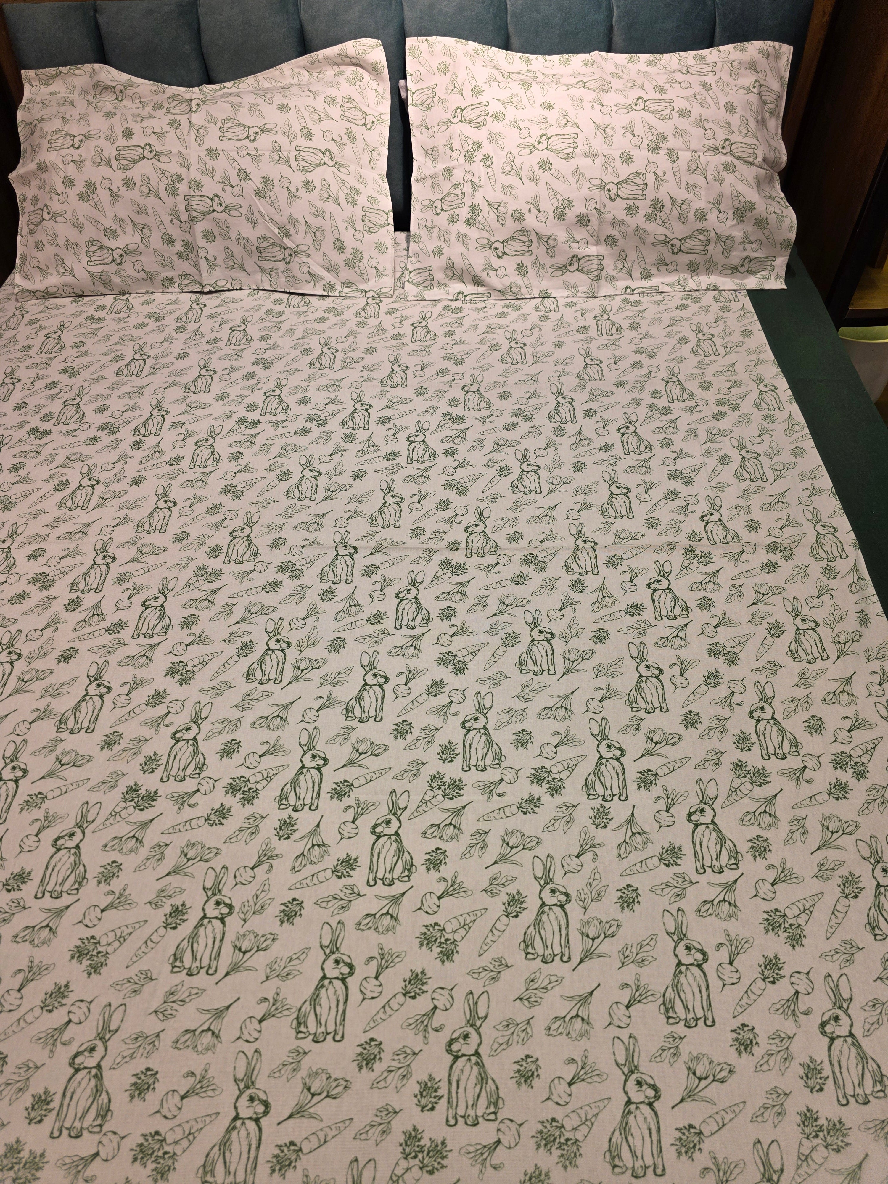 King Border Bedsheet Set