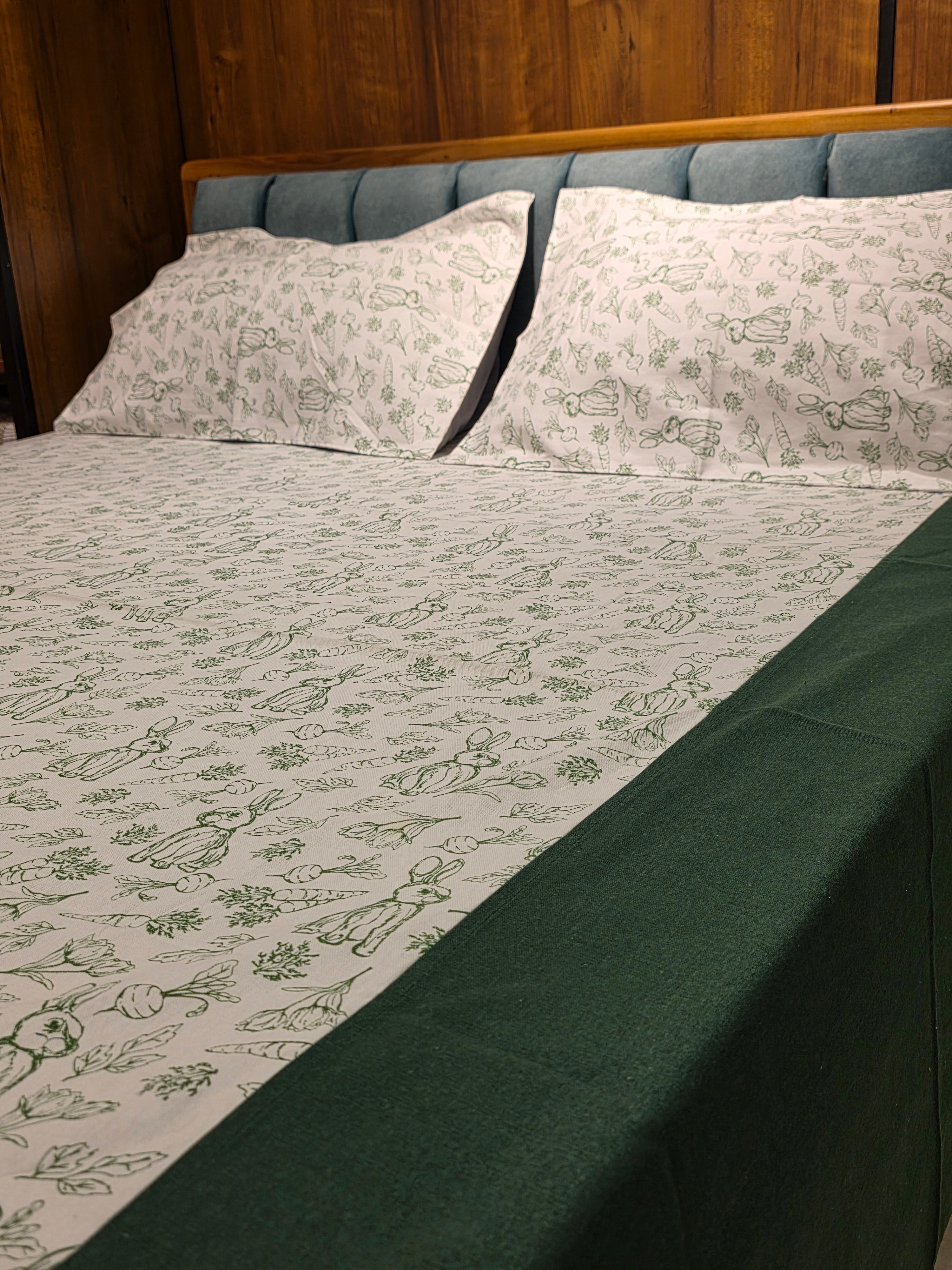 King Border Bedsheet Set