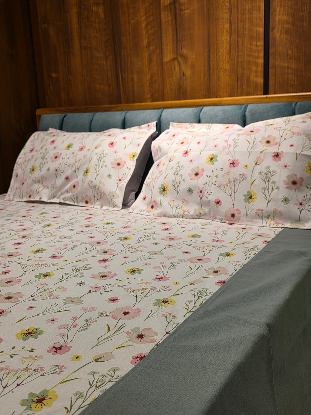 King Border Bedsheet Set