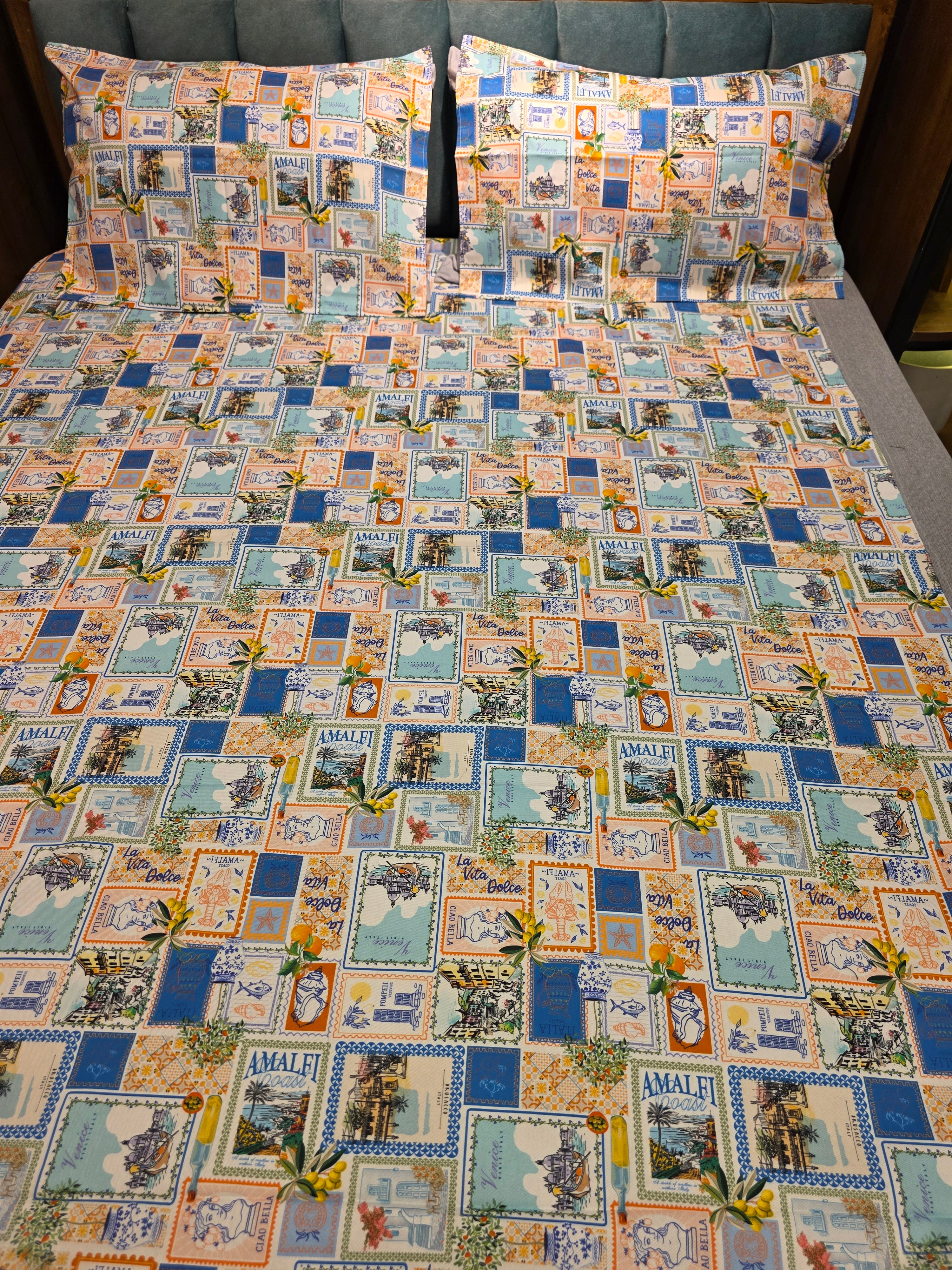 King Border Bedsheet Set