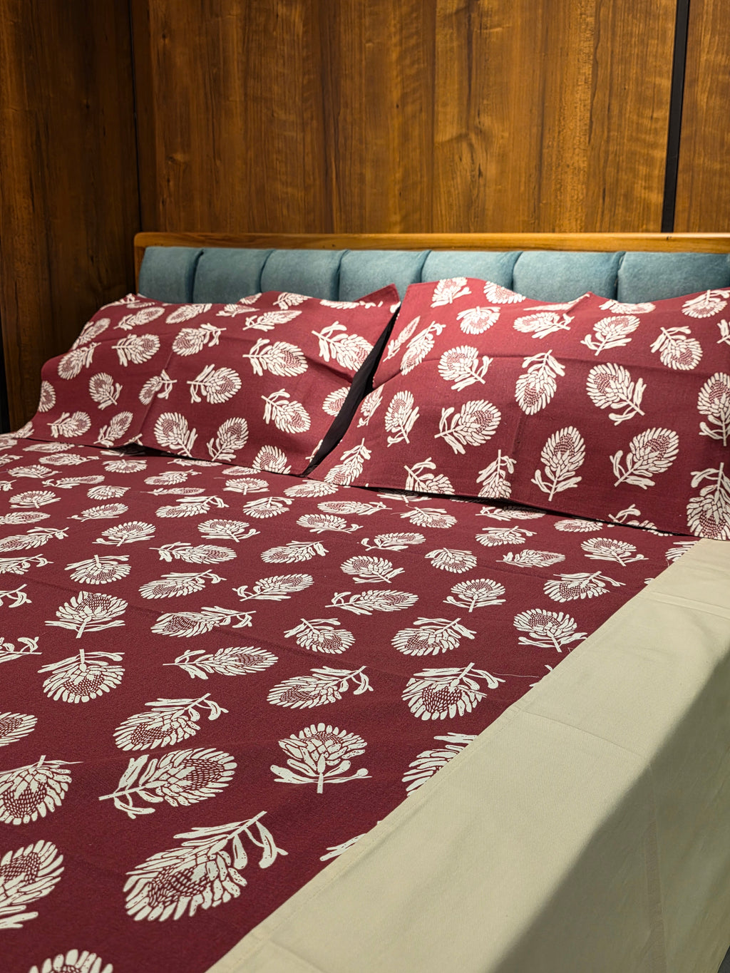 King Border Bedsheet Set