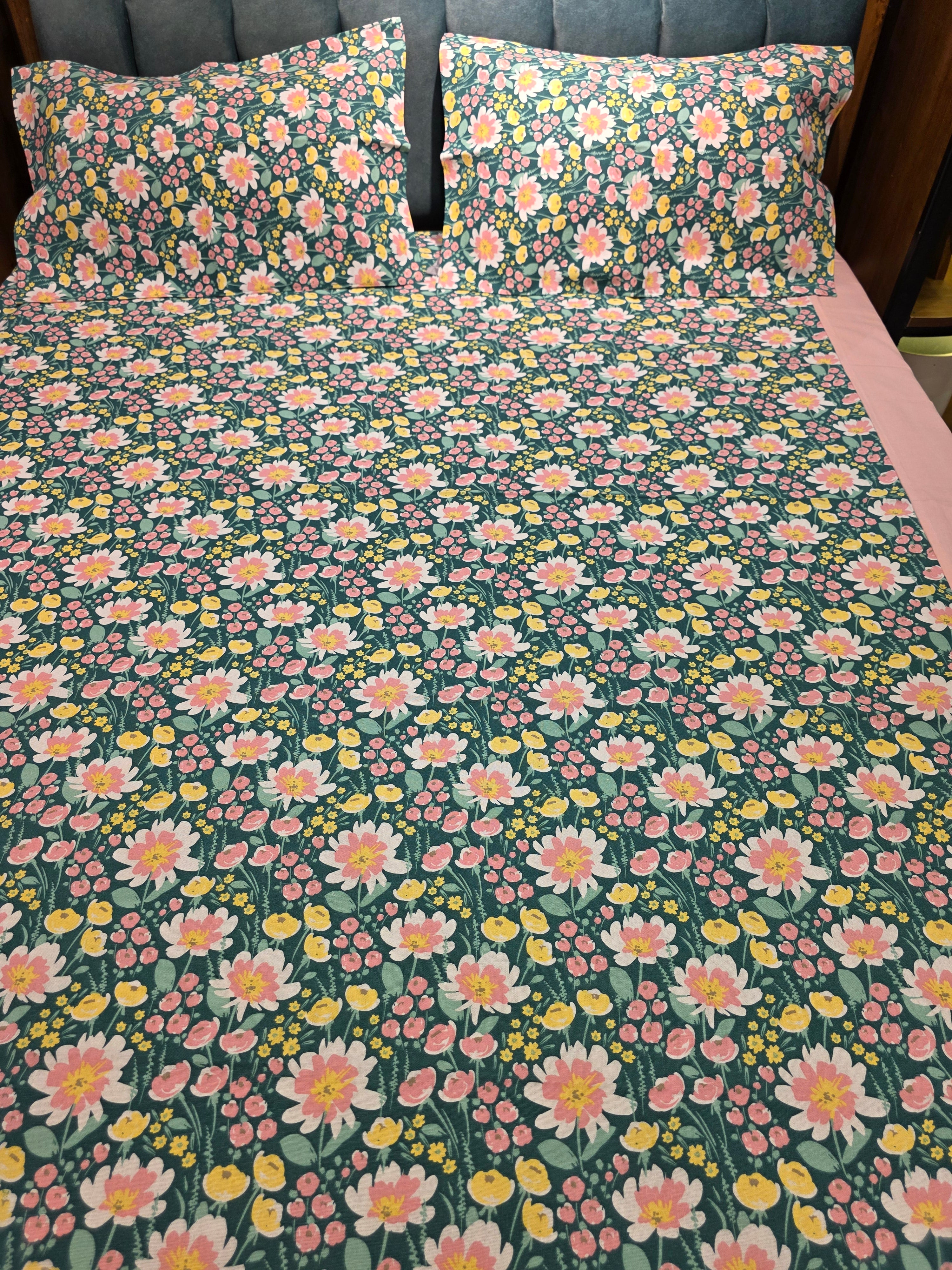 King Border Bedsheet Set
