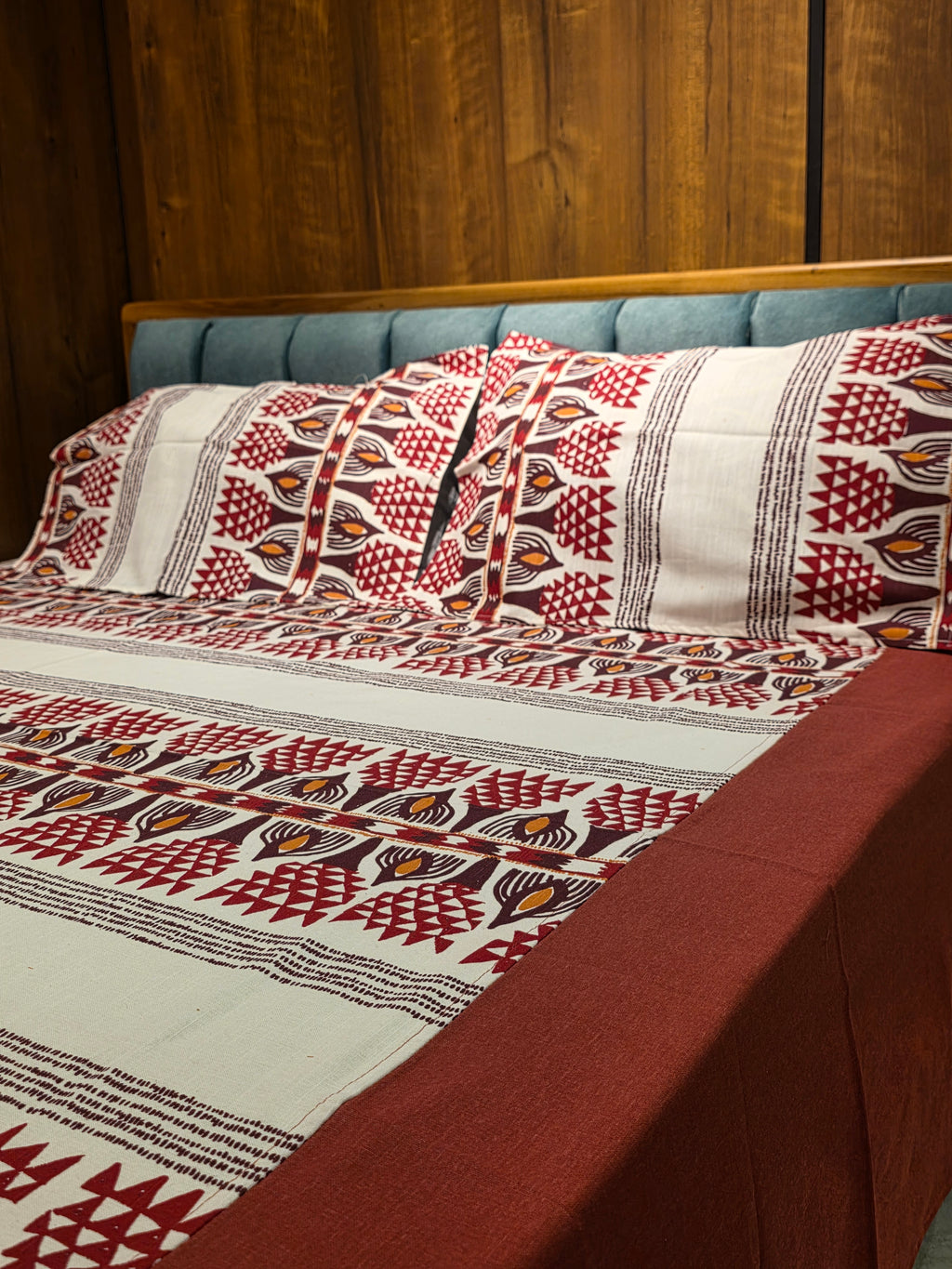King Border Bedsheet Set