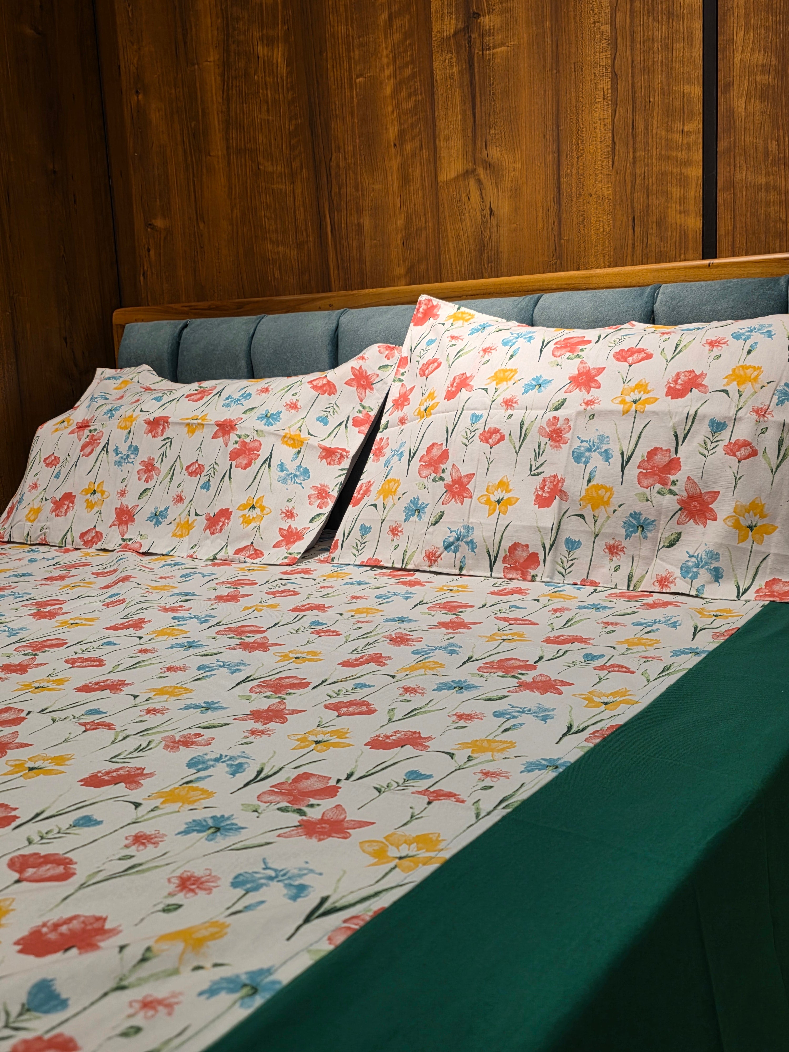 King Border Bedsheet Set