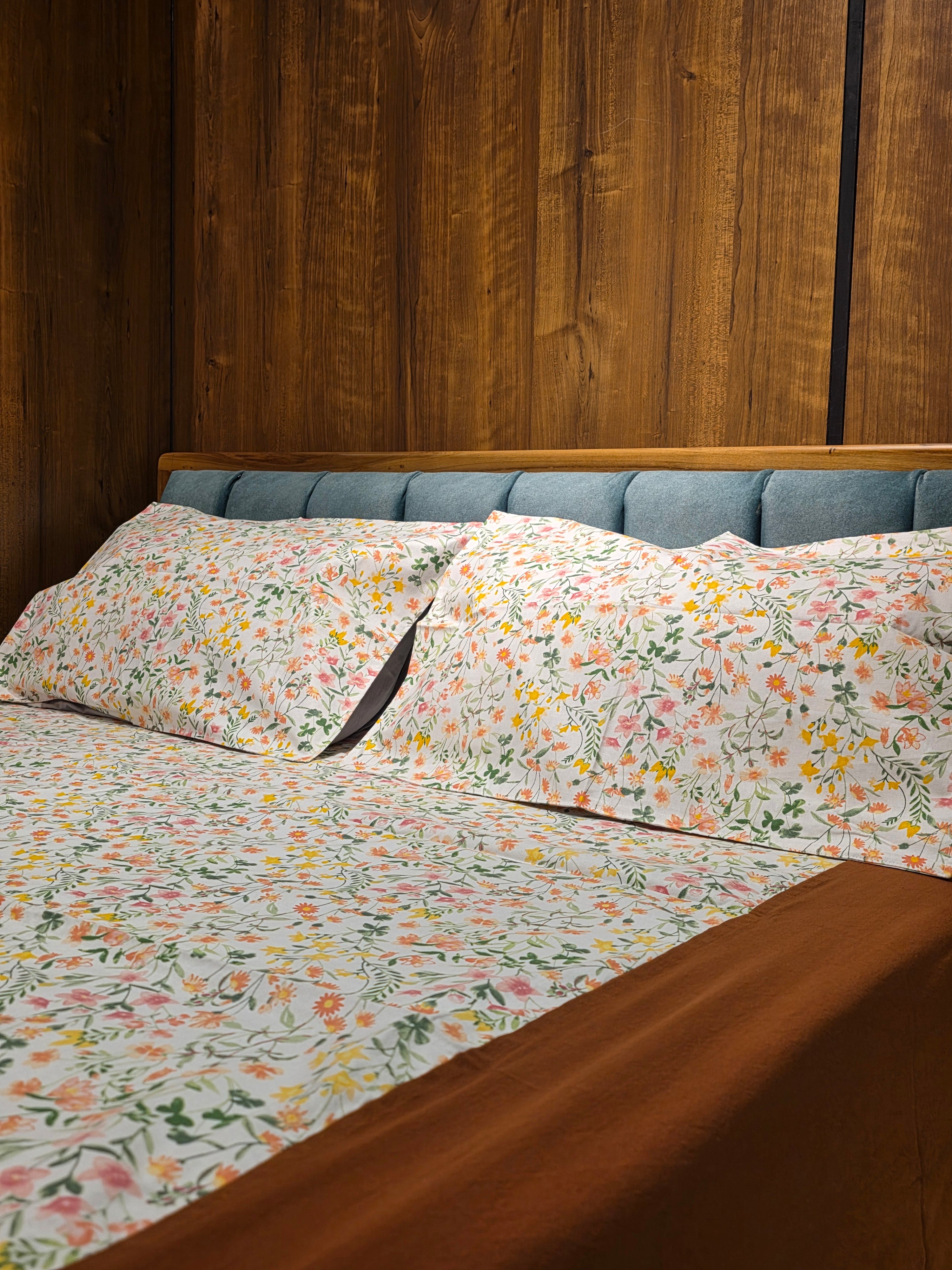 King Border Bedsheet Set