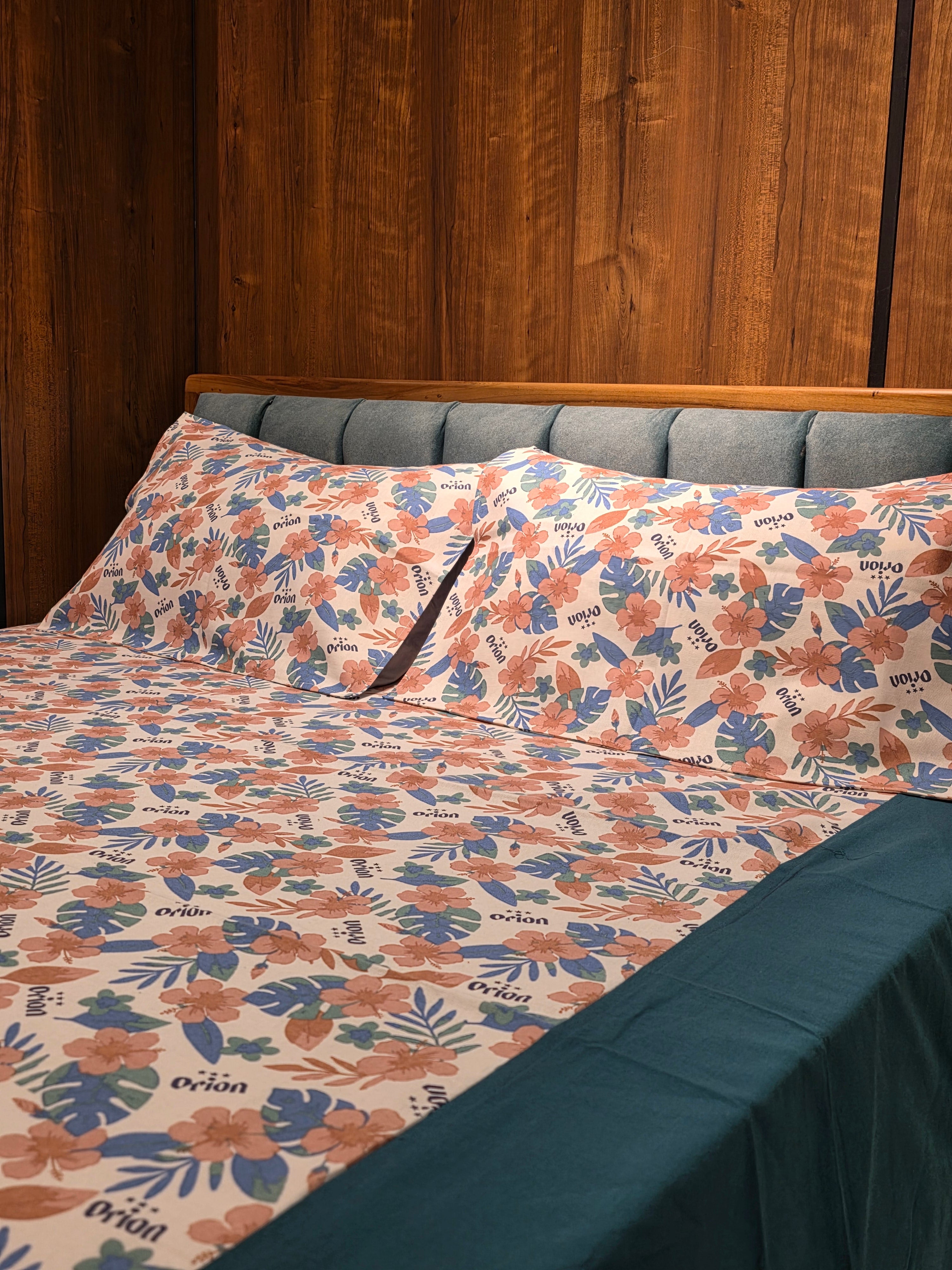 King Border Bedsheet Set