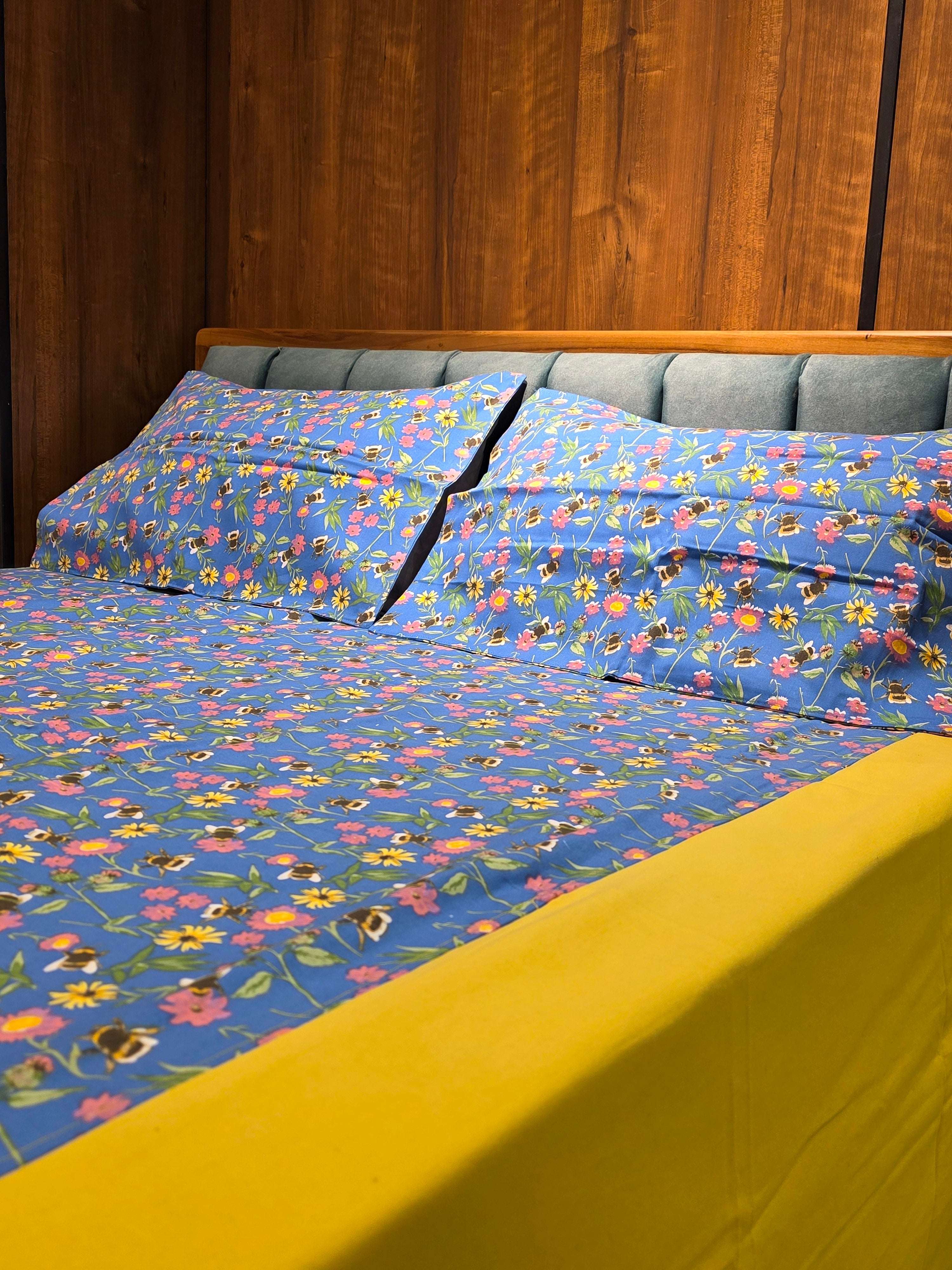 King Border Bedsheet Set
