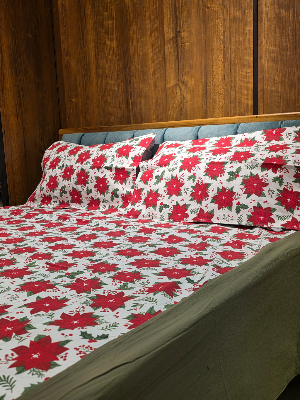 Queen Border Bedsheet Set