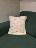 Embroidered Jute Cushion Cover – 16 x 16 inches