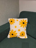 Embroidered Jute Cushion Cover – 16 x 16 inches