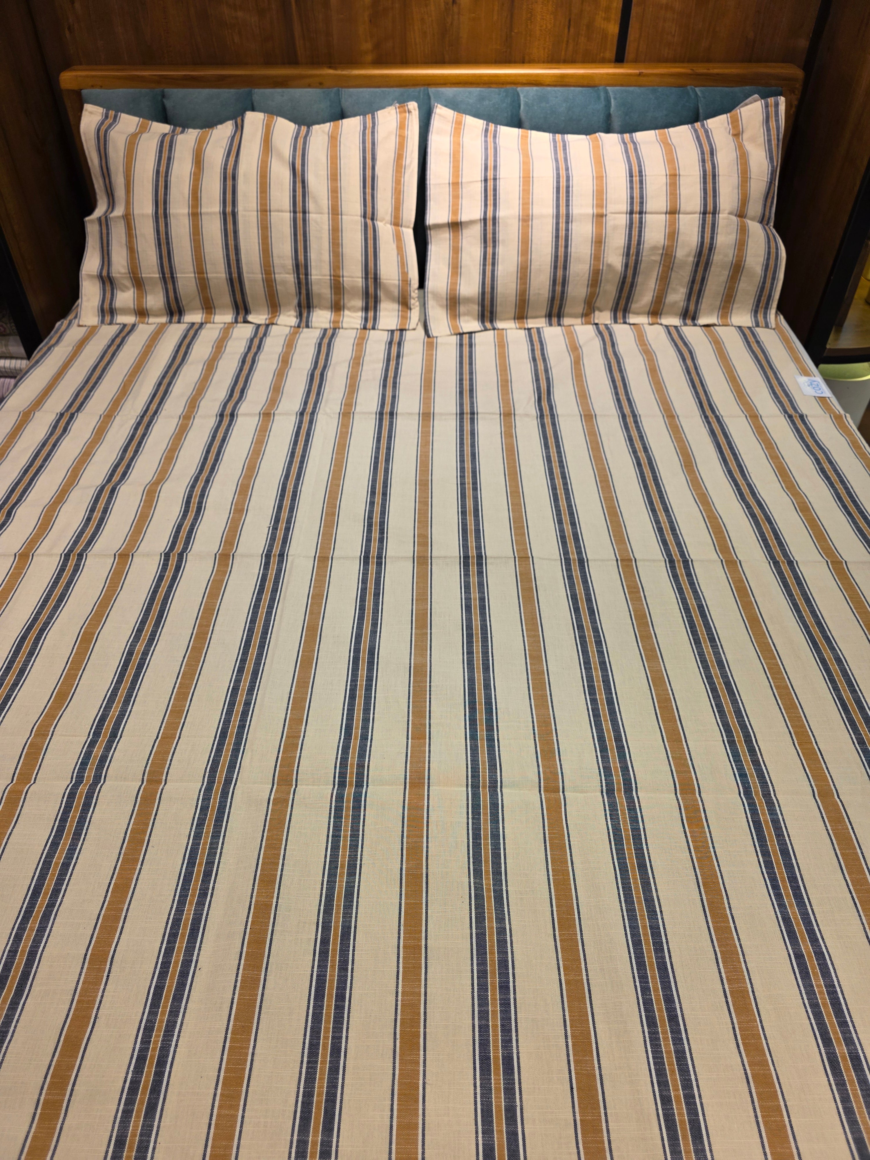 Pure Cotton Single Bedsheet Set