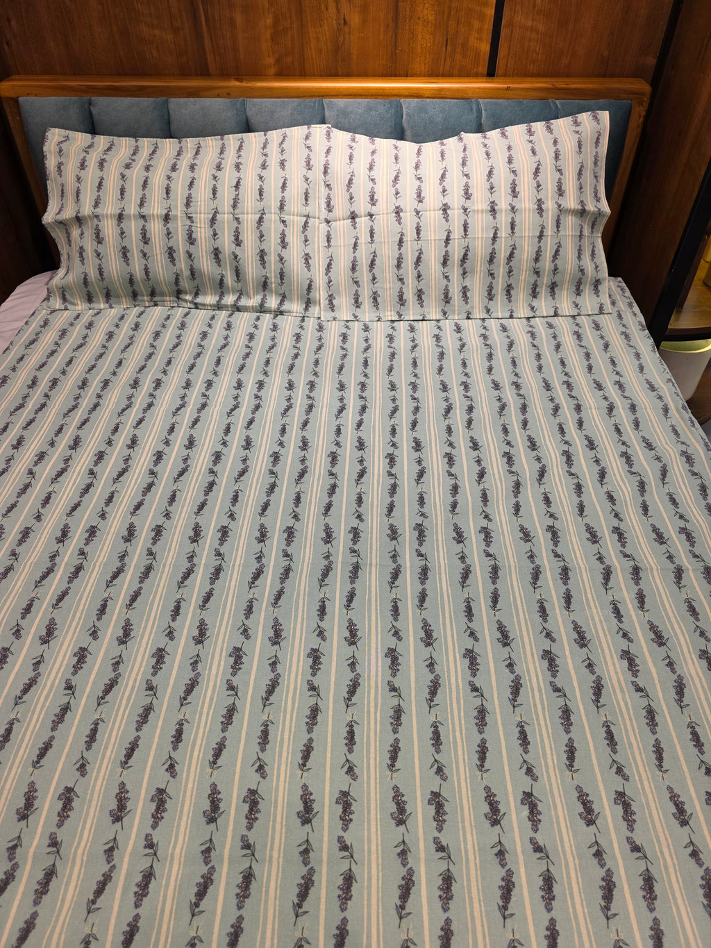 Pure Cotton Single Bedsheet Set