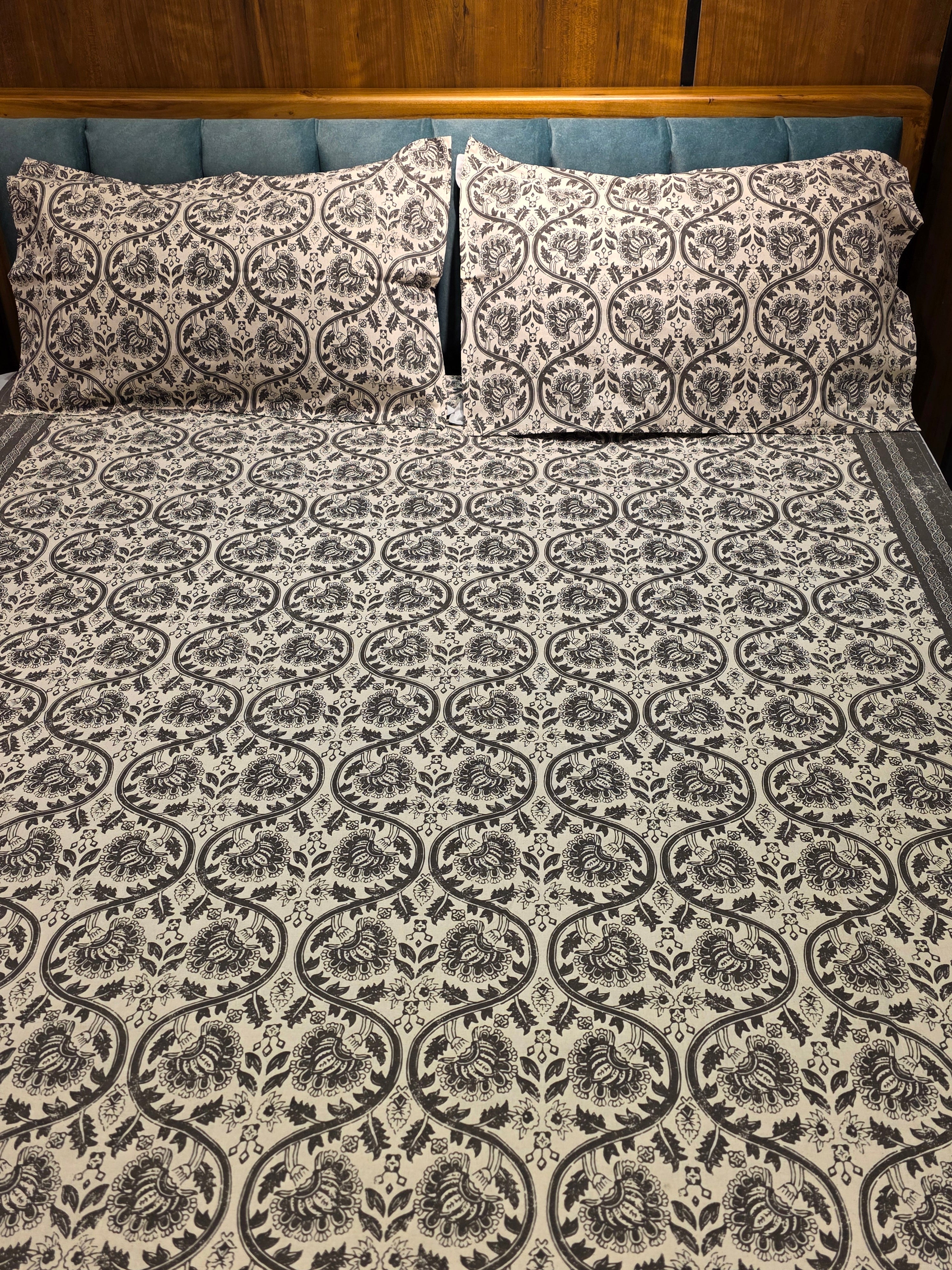 Pure Cotton Single Bedsheet Set