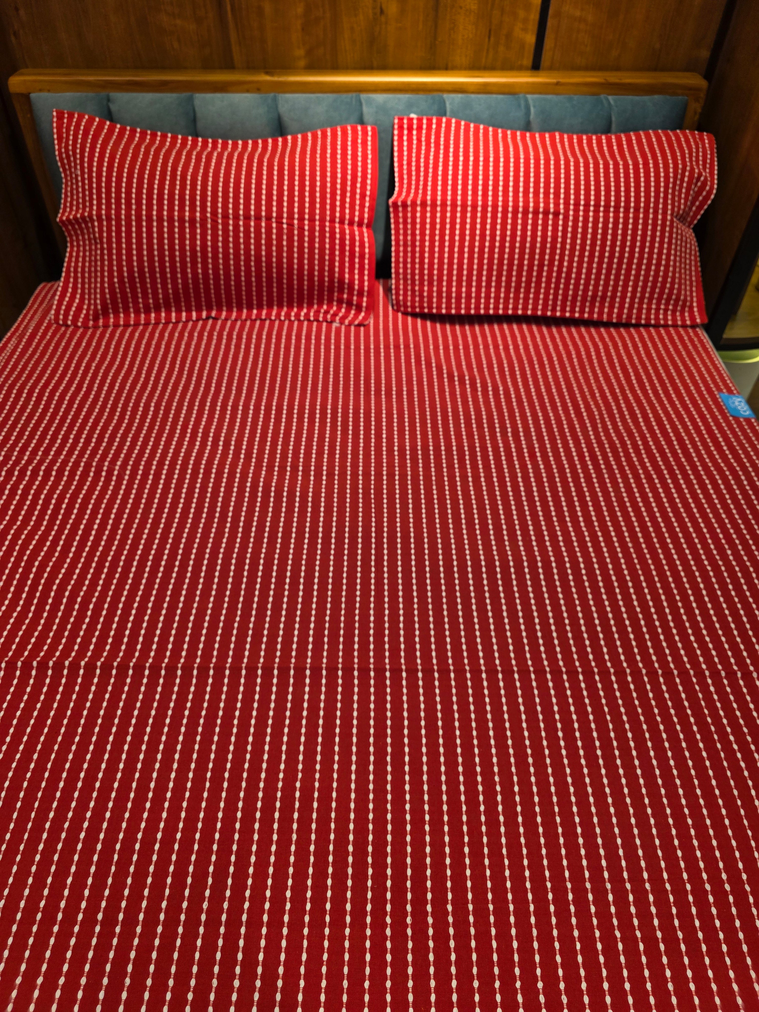 Pure Cotton Single Bedsheet Set