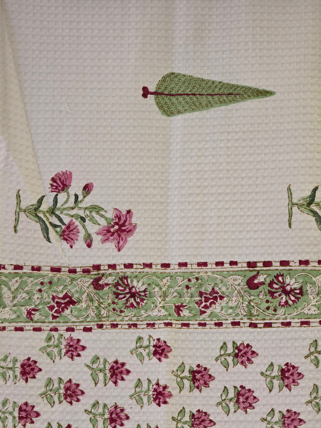 Pure Cotton Hand Block Print Bath Towel