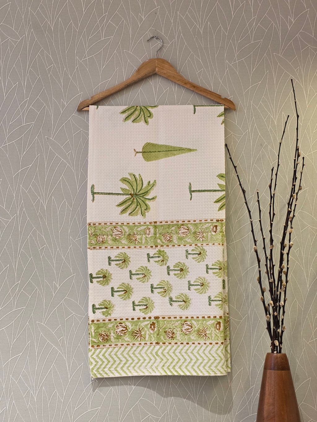 Pure Cotton Hand Block Print Bath Towel