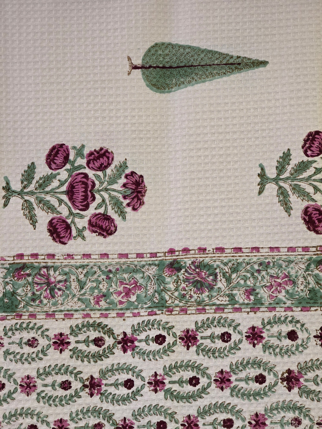 Pure Cotton Hand Block Print Bath Towel