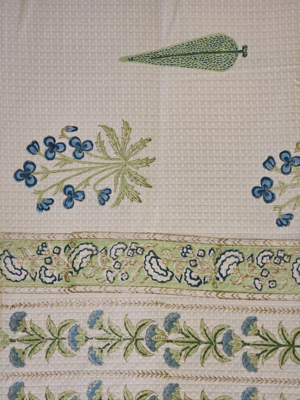 Pure Cotton Hand Block Print Bath Towel