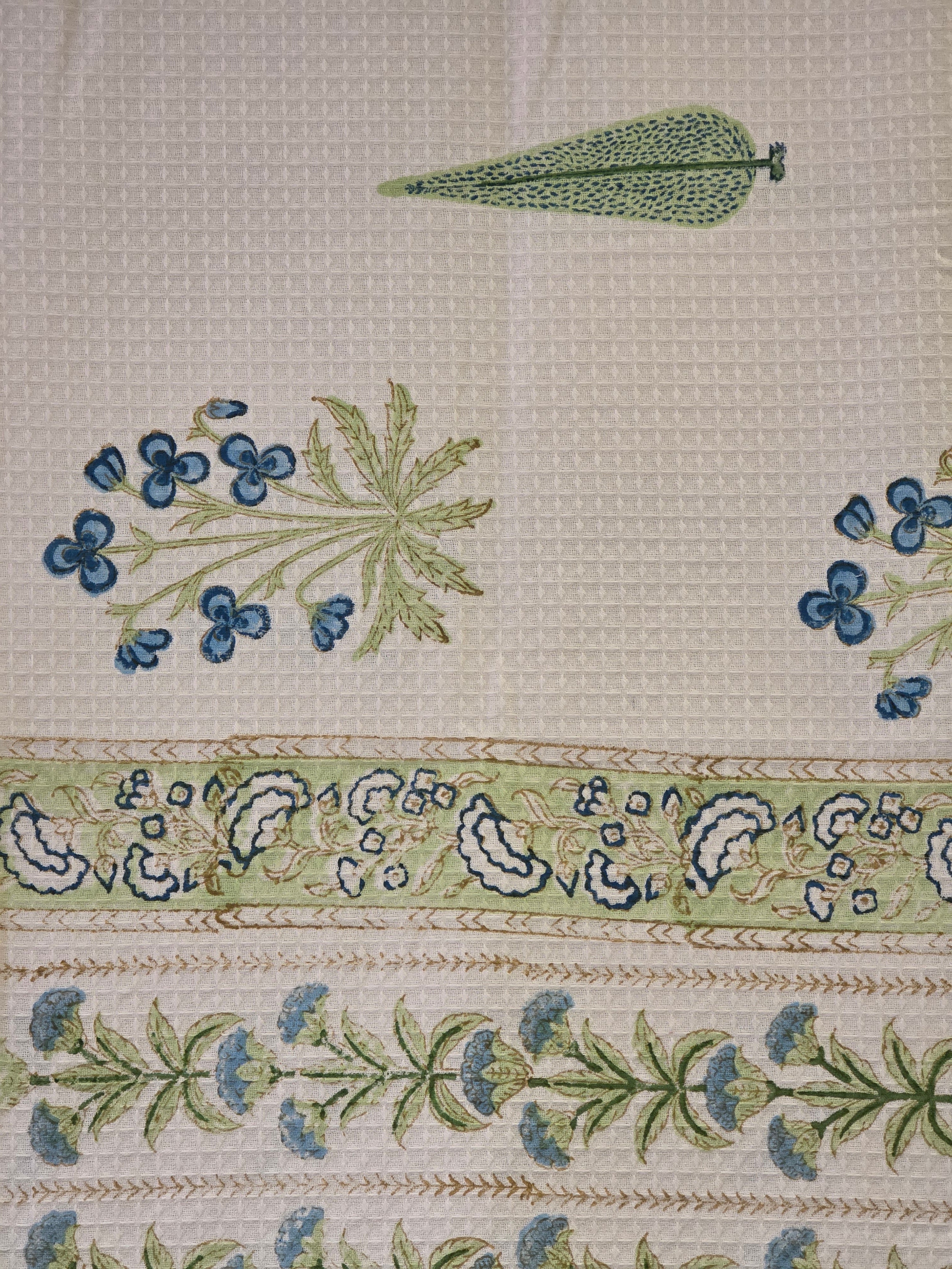 Pure Cotton Hand Block Print Bath Towel