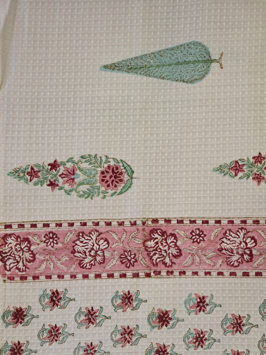 Pure Cotton Hand Block Print Bath Towel