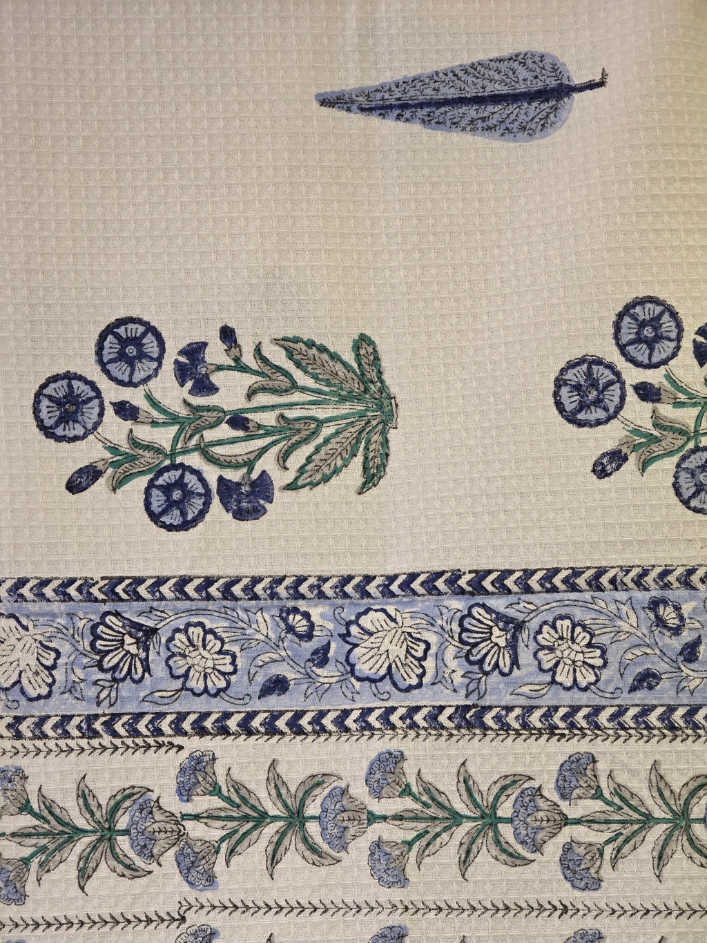 Pure Cotton Hand Block Print Bath Towel