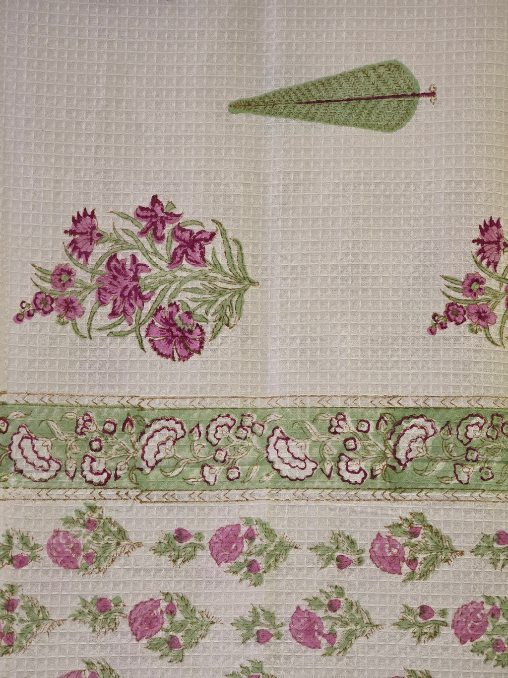 Pure Cotton Hand Block Print Bath Towel