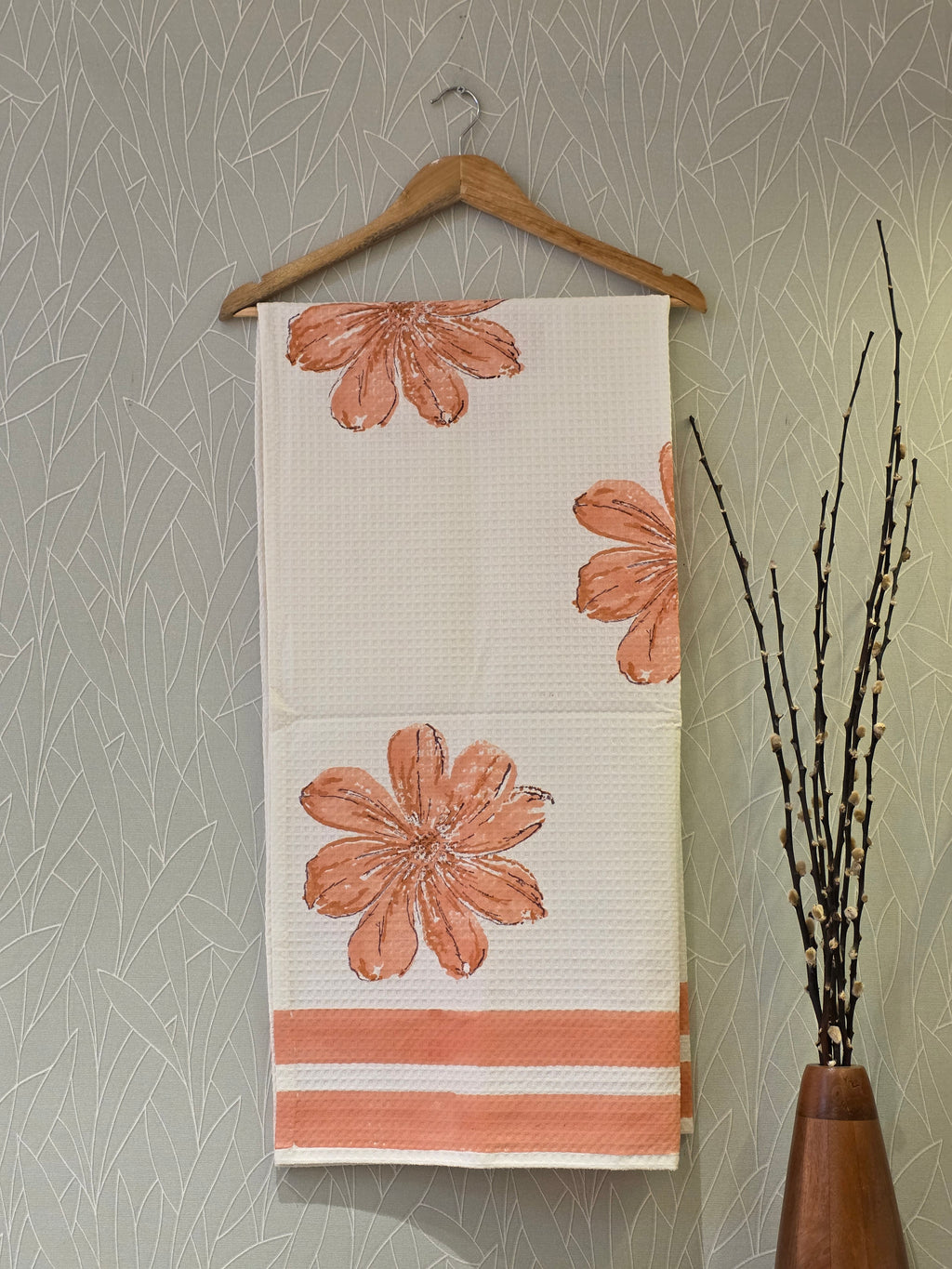 Pure Cotton Hand Block Print Bath Towel