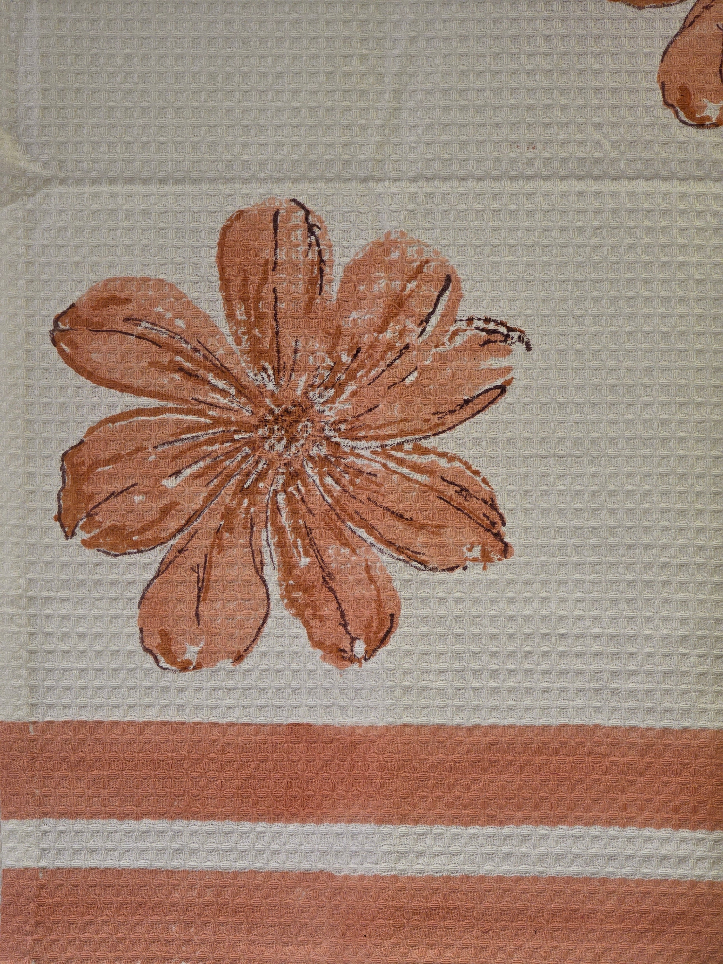 Pure Cotton Hand Block Print Bath Towel