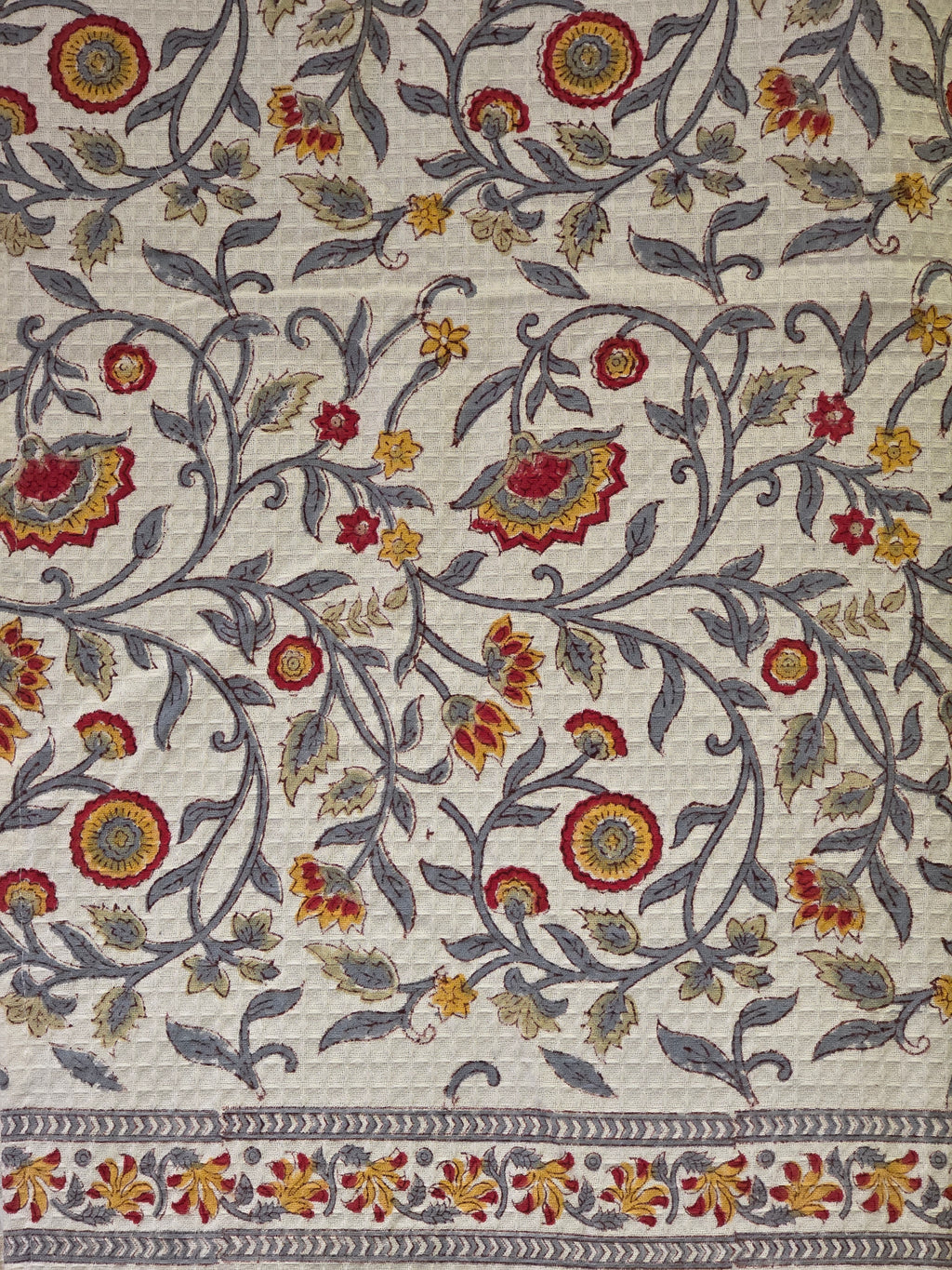 Pure Cotton Hand Block Print Bath Towel