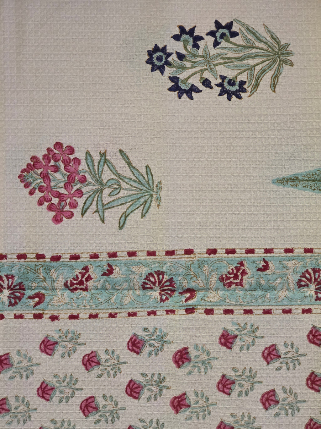 Pure Cotton Hand Block Print Bath Towel