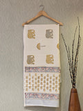 Pure Cotton Hand Block Print Bath Towel