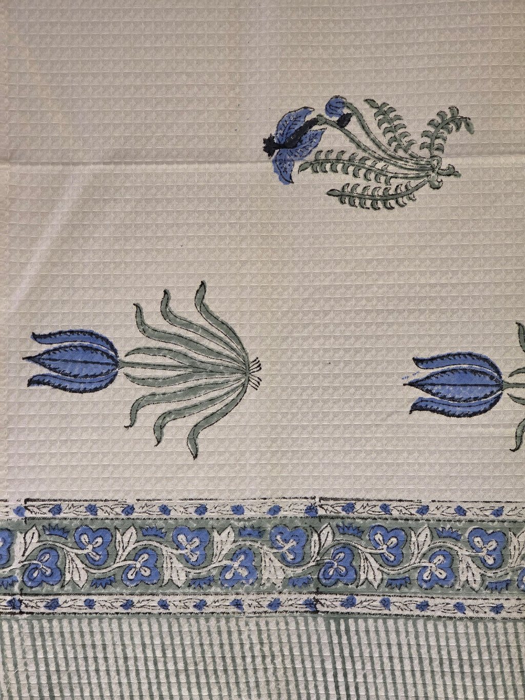 Pure Cotton Hand Block Print Bath Towel
