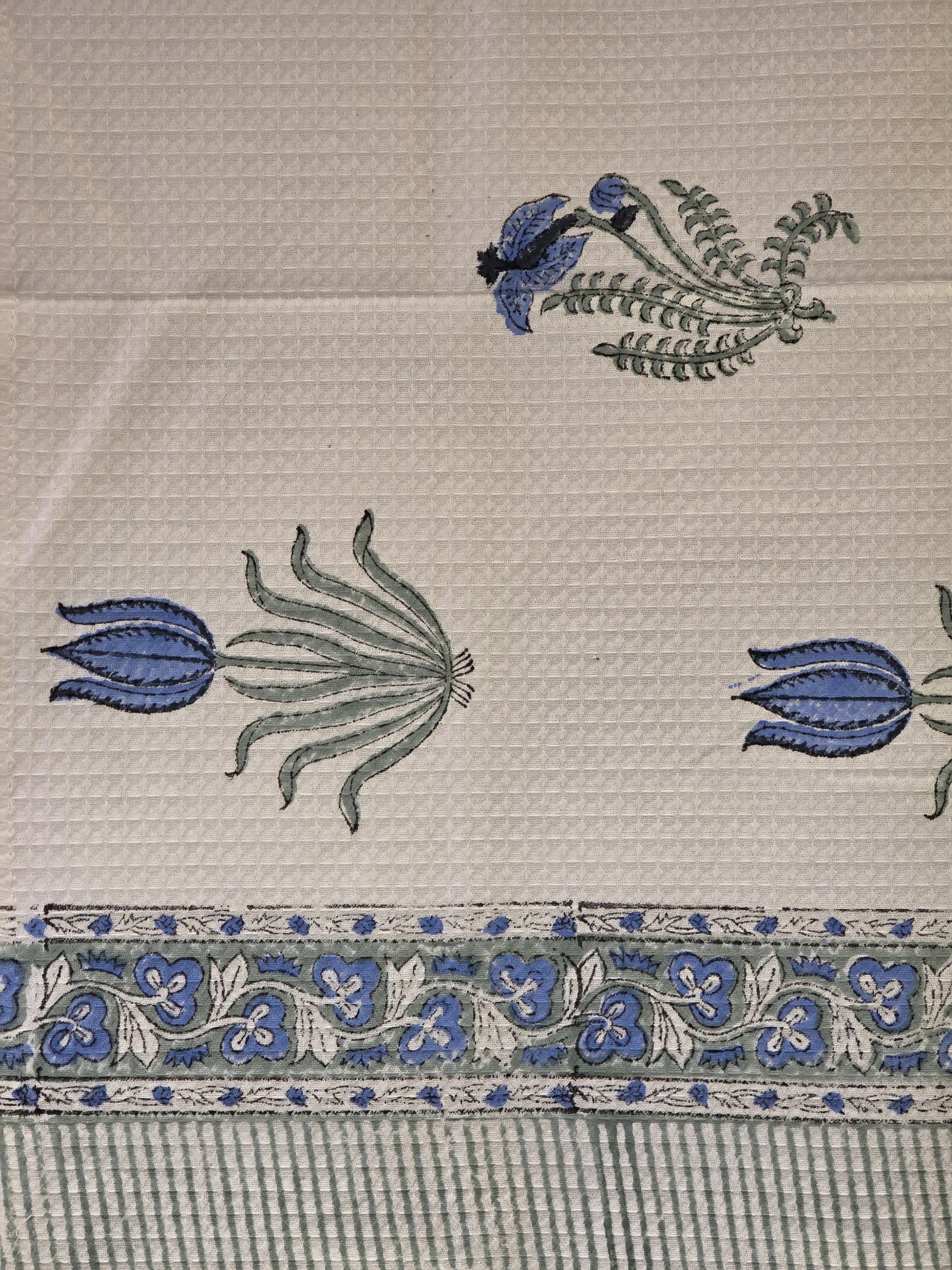 Pure Cotton Hand Block Print Bath Towel