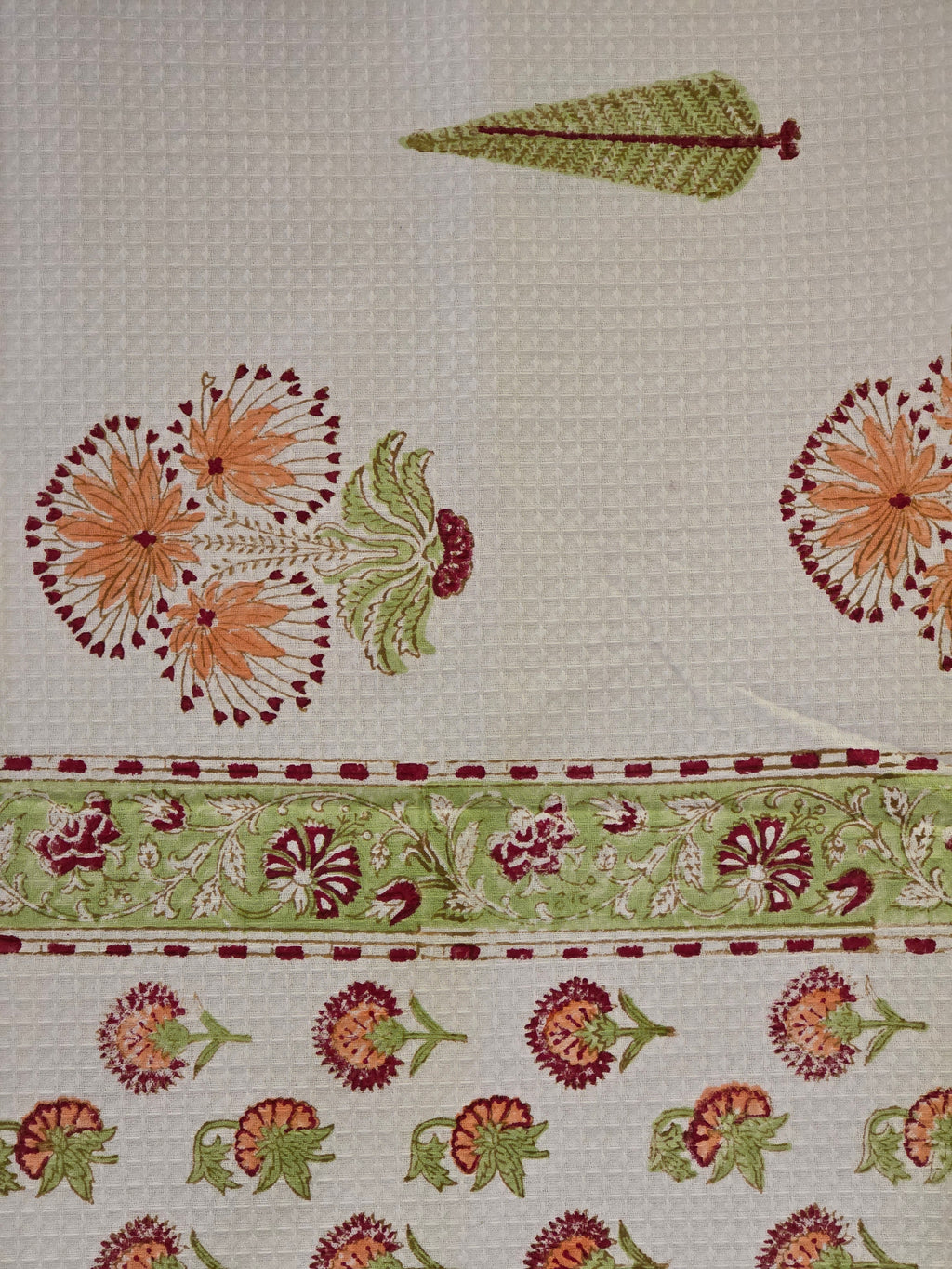 Pure Cotton Hand Block Print Bath Towel