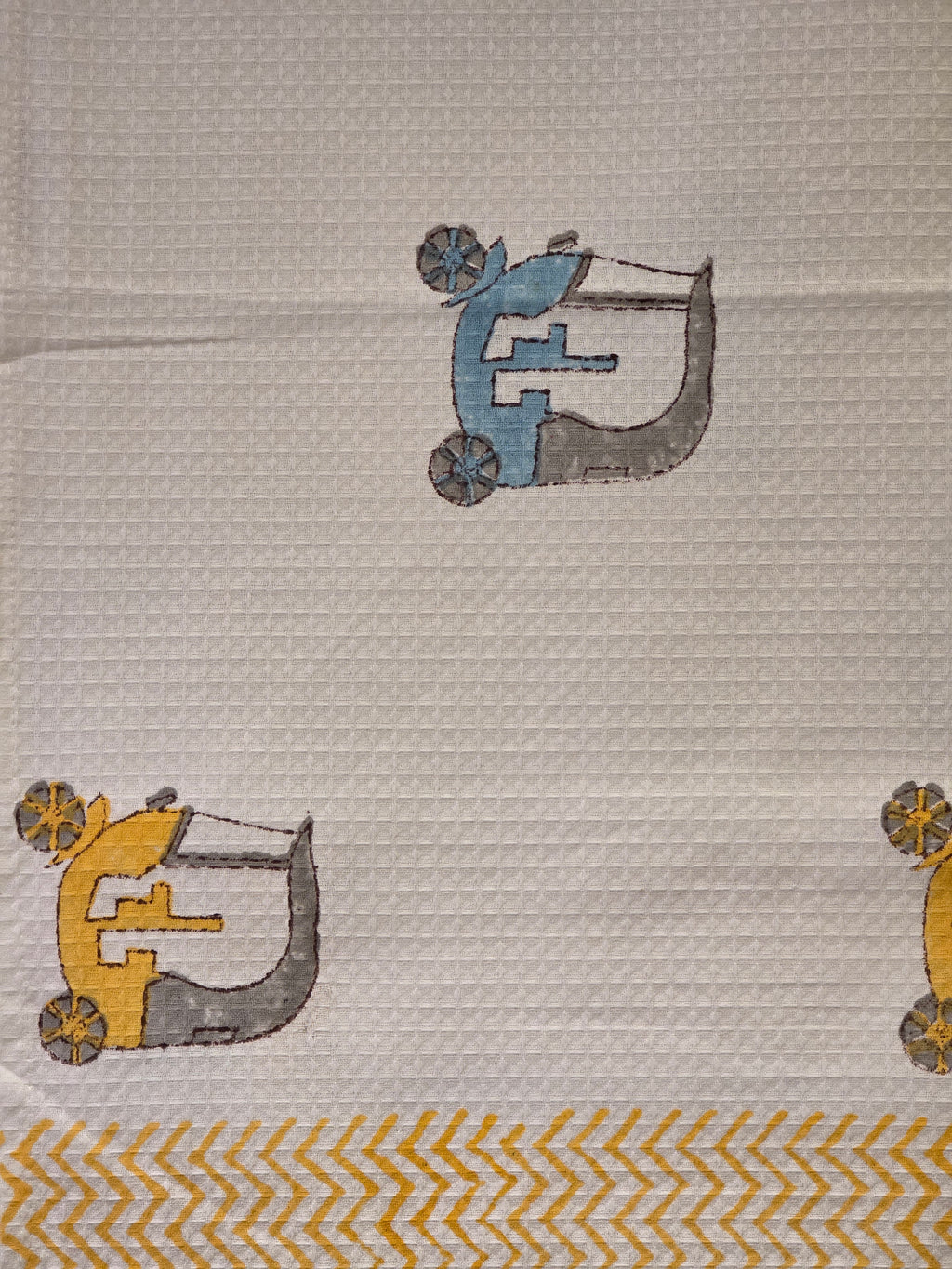 Pure Cotton Hand Block Print Bath Towel