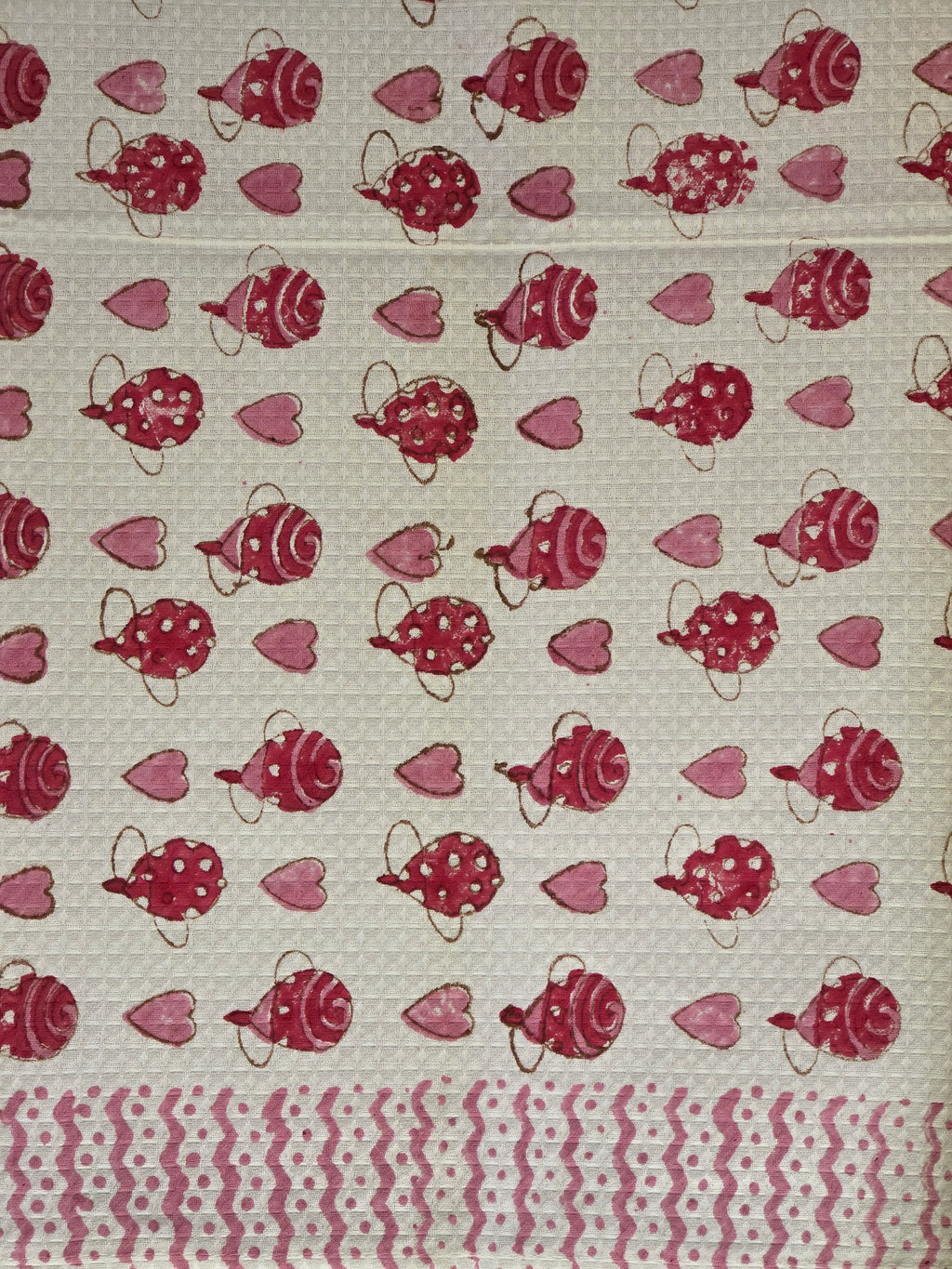 Pure Cotton Hand Block Print Bath Towel